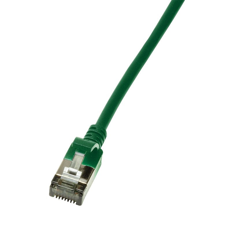 Logilink Patchkabel Cat6a Stp Tpe Slimline Grün 5,0m