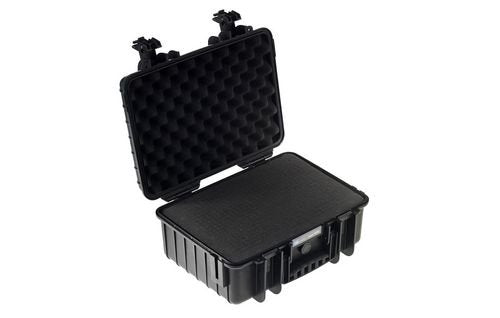 B&W Outdoor Case Type 5000 Negra Con Inserto De Espuma Precortado
