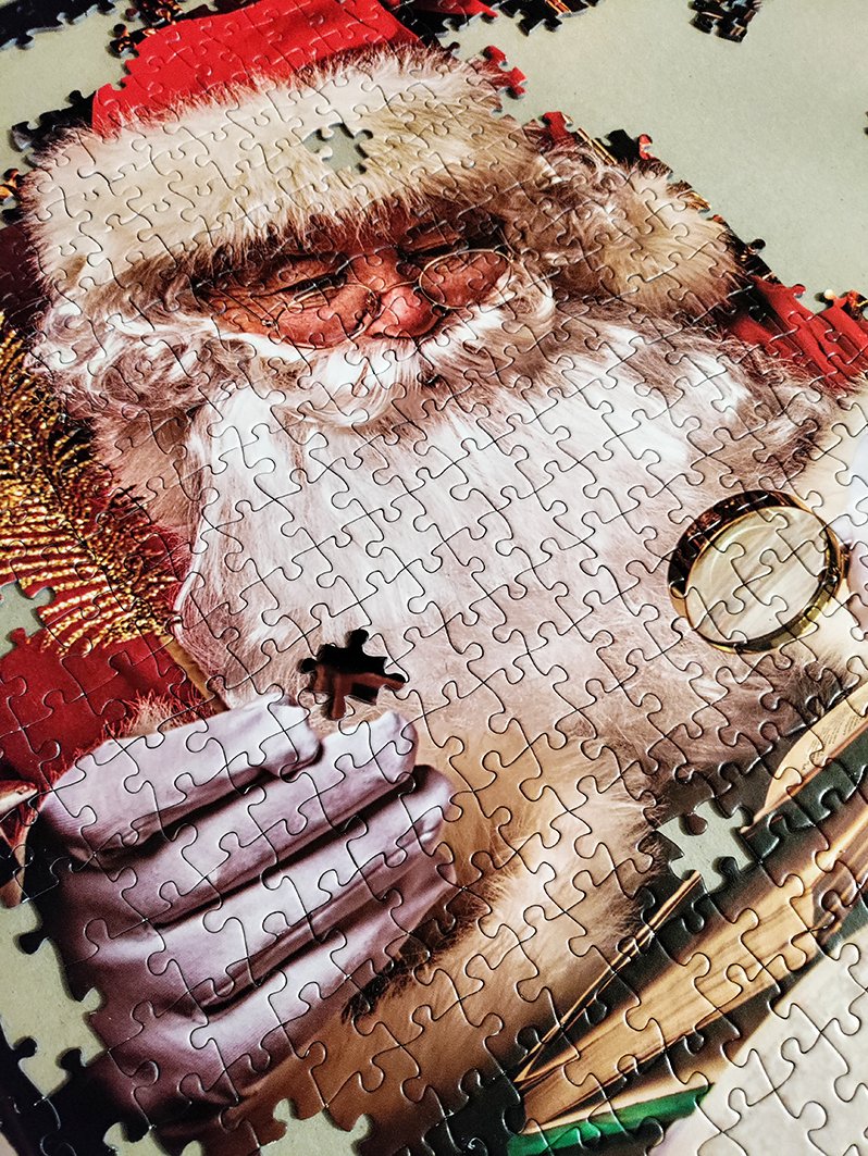 Puzzle 1000 Elementów Swiety Mikolaj W Swoim Domu