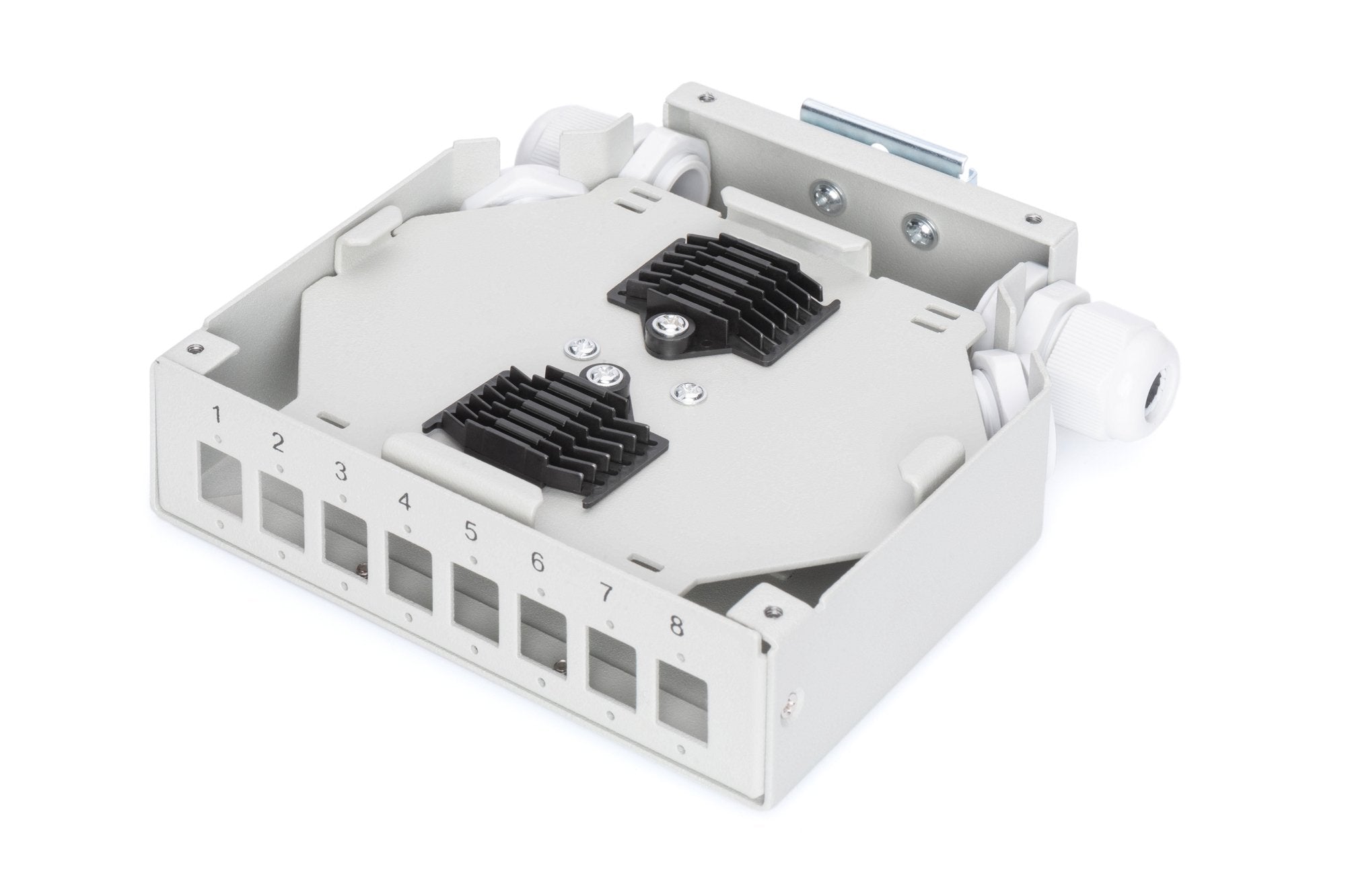Caja De Empalme Para Carril Din Digitus Para 8 Acoplamientos Lc/Dx Dn-96891