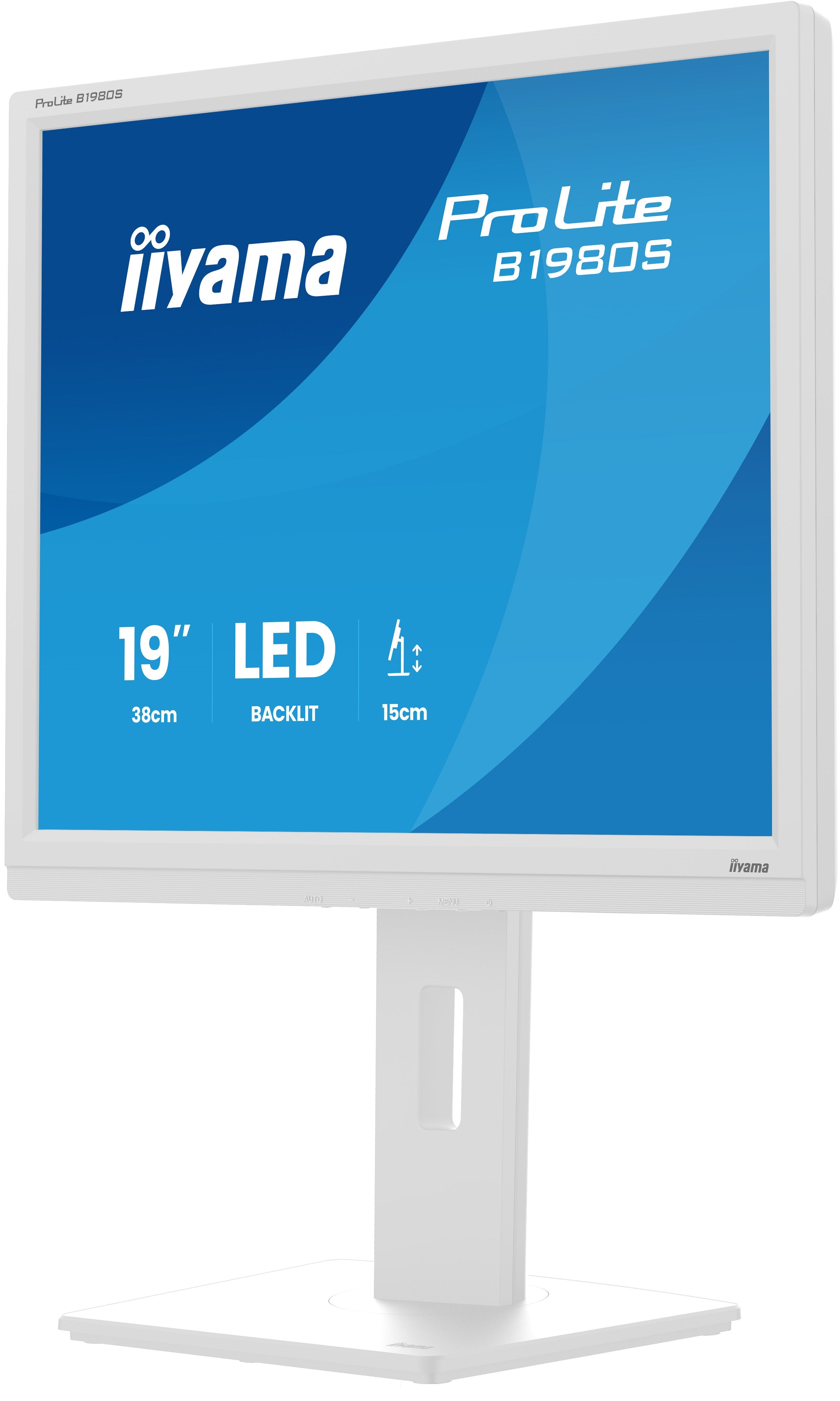 Monitor Iiyama Prolite B1980s-W1 19" 1280 X 1024 Pixeles Svga Led Blanco