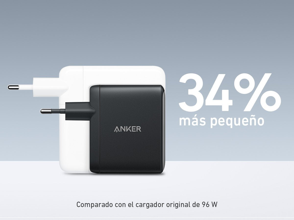 Cargador De Pared Anker 736 Nano Ii 1xusb-A 2xusb Tipo-C 100w