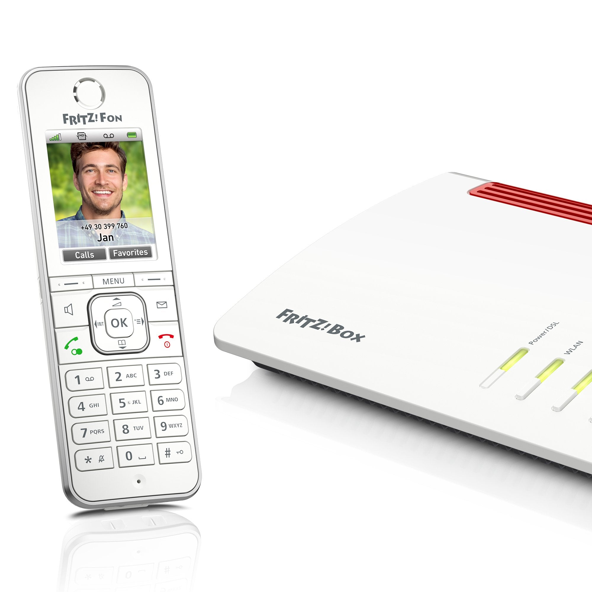 Teléfono Inalambrico Dect Digital Fritz! C6 Blanco Estandar Dect Gap/Pantalla Color/Manos Libres 20002875