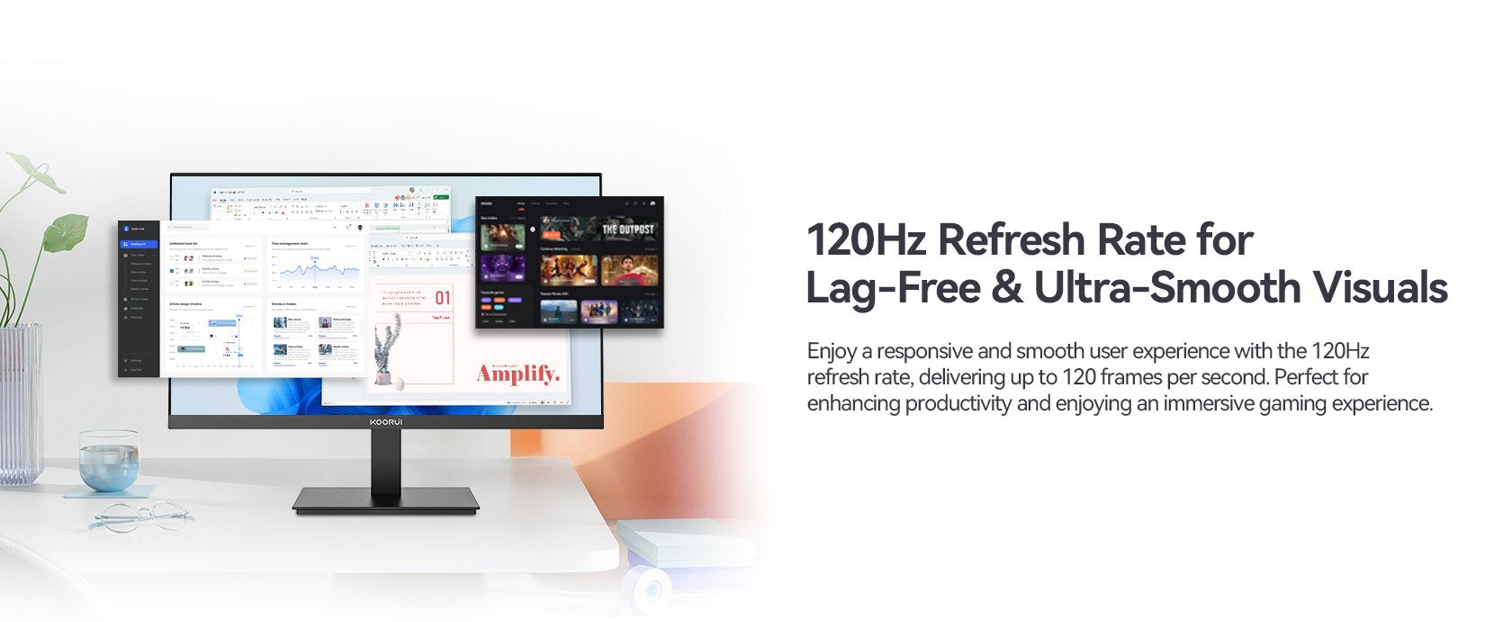 Koorui E2411h Fhd Office-Monitor 60,5 Cm (23,8 Zoll)