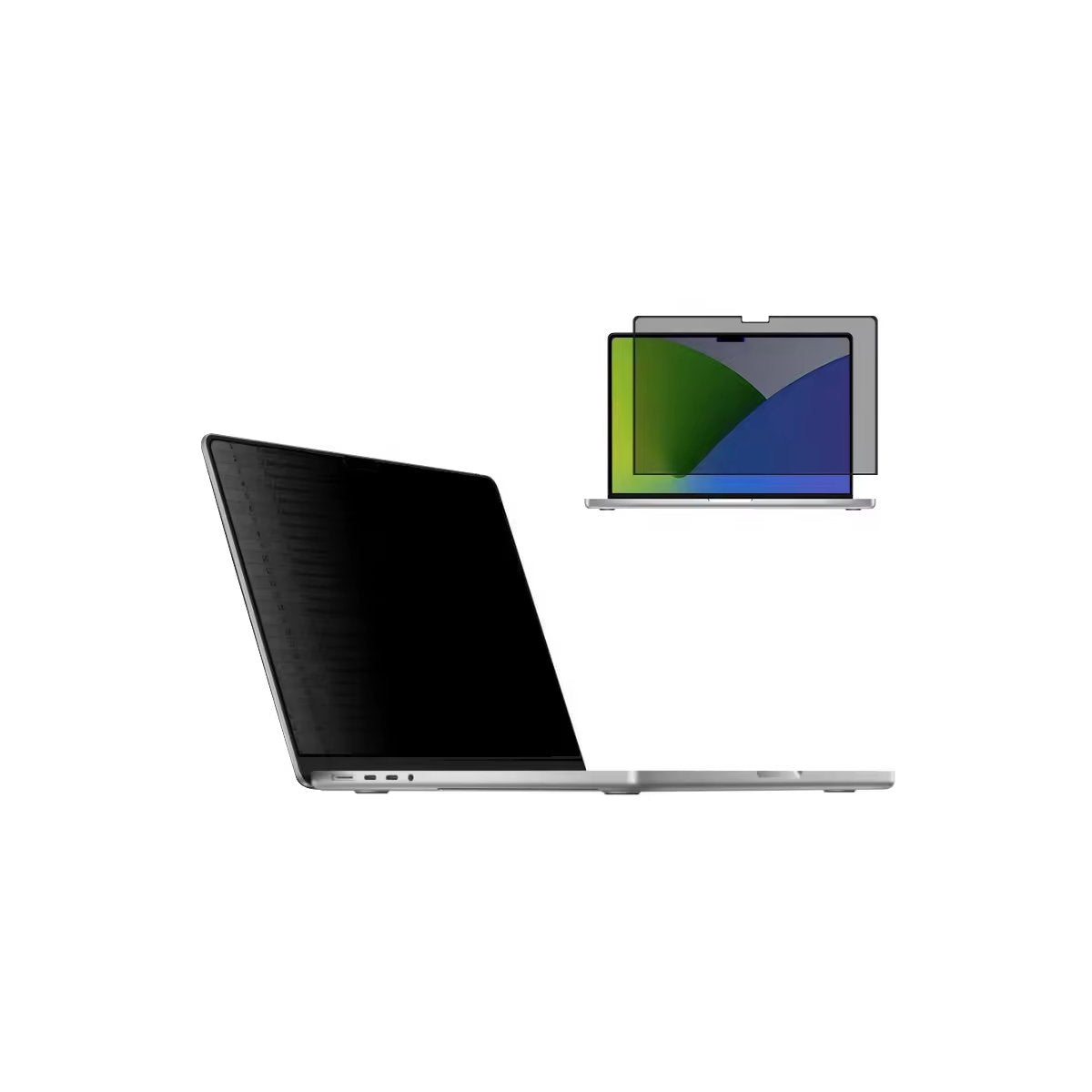 Green Mnky Macbook Pro 14 M1/M2/M3 - Magnetic Privacy Film