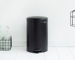 EAN 8710755114106 - Brabantia 114106 papelera 20 L Alrededor Negro imagen 2