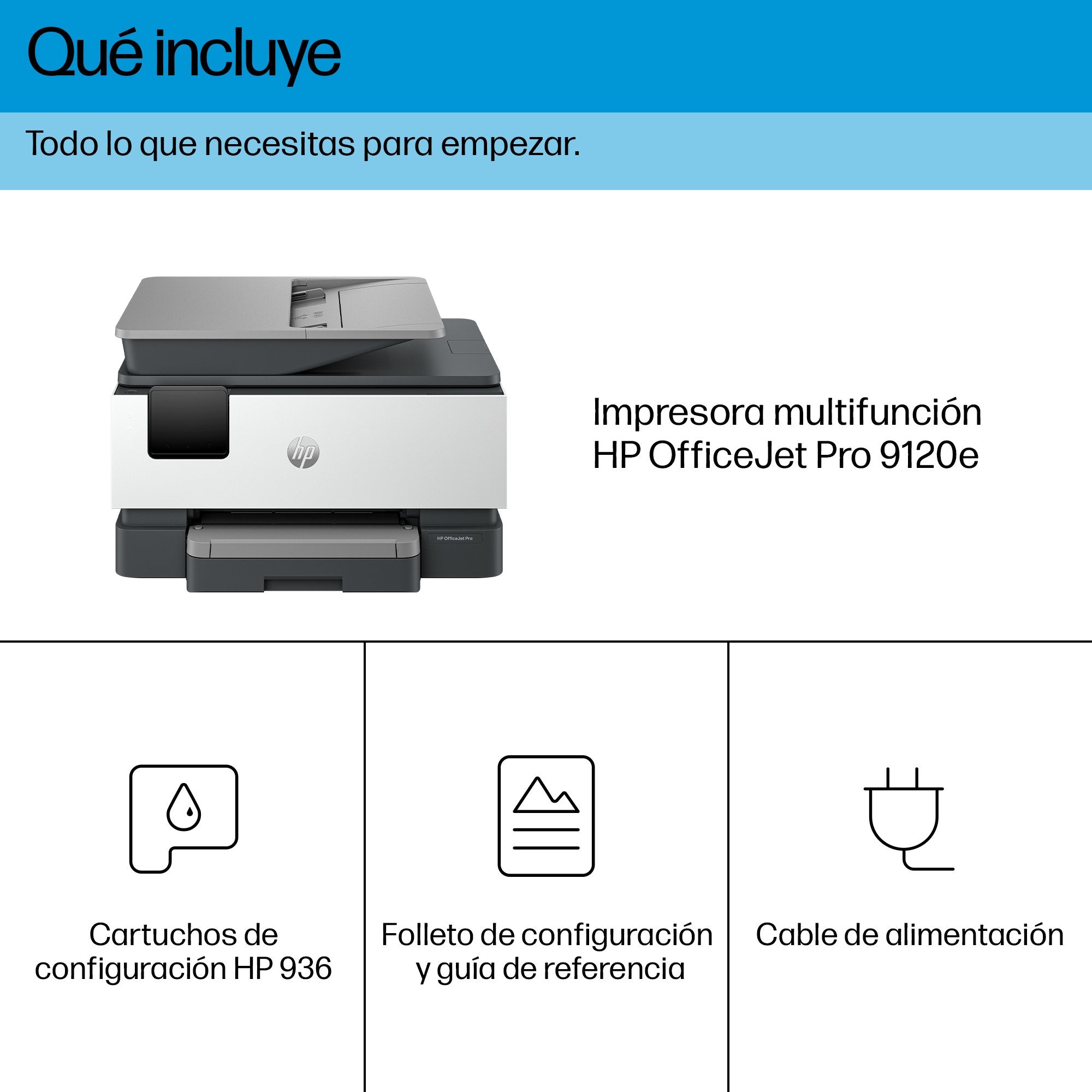 EAN 0196786895944 - HP OfficeJet Pro 9120e AiO Printer Inyección de tinta térmica A4 4800 x 1200 DPI 22 ppm Wifi imagen 5