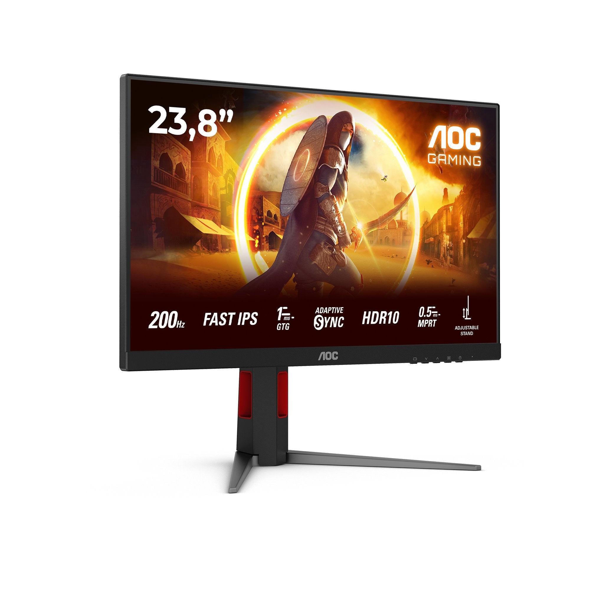 Monitor Aoc G4 24g4ha 23.8" 1920 X 1080 Pixeles Full Hd Led Negro, Rojo