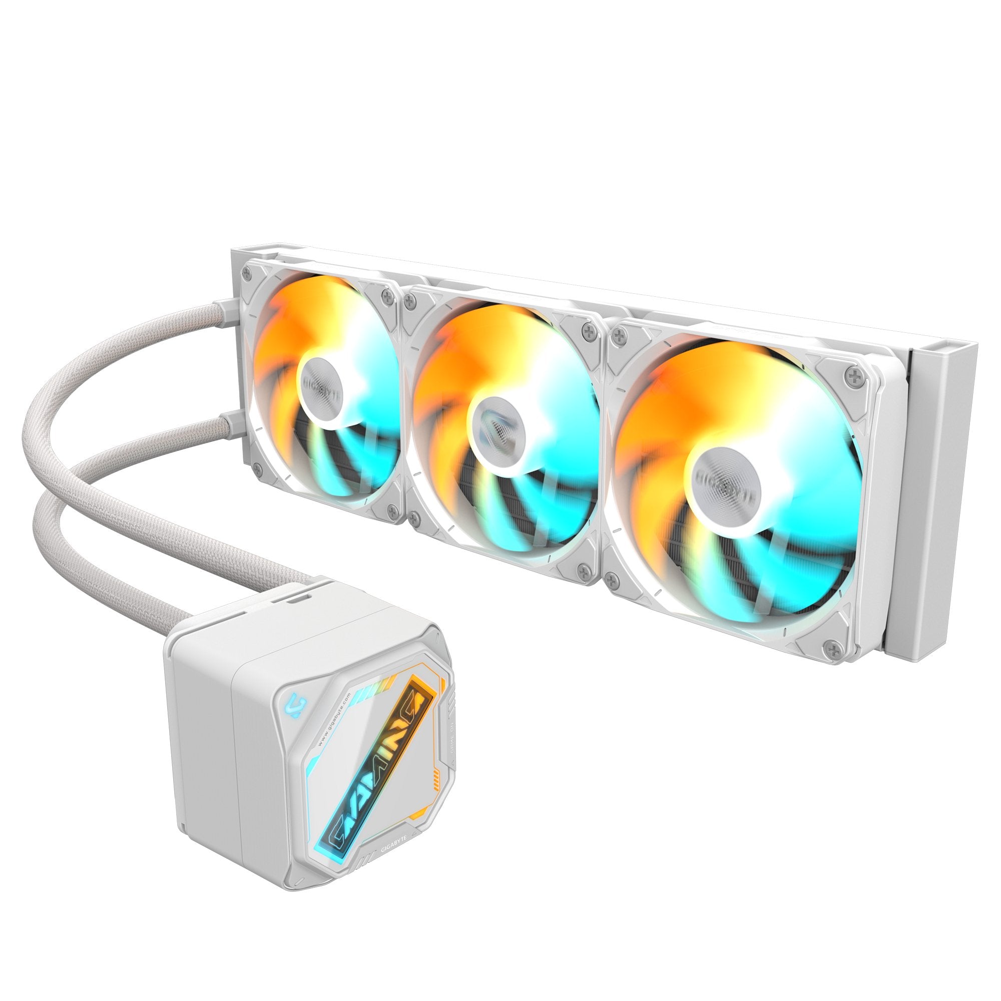 EAN 4719331555344 - GIGABYTE GAMING 360 ICE Procesador Sistema de refrigeración líquida todo en uno 12 cm Blanco 1 pieza(s) imagen 1