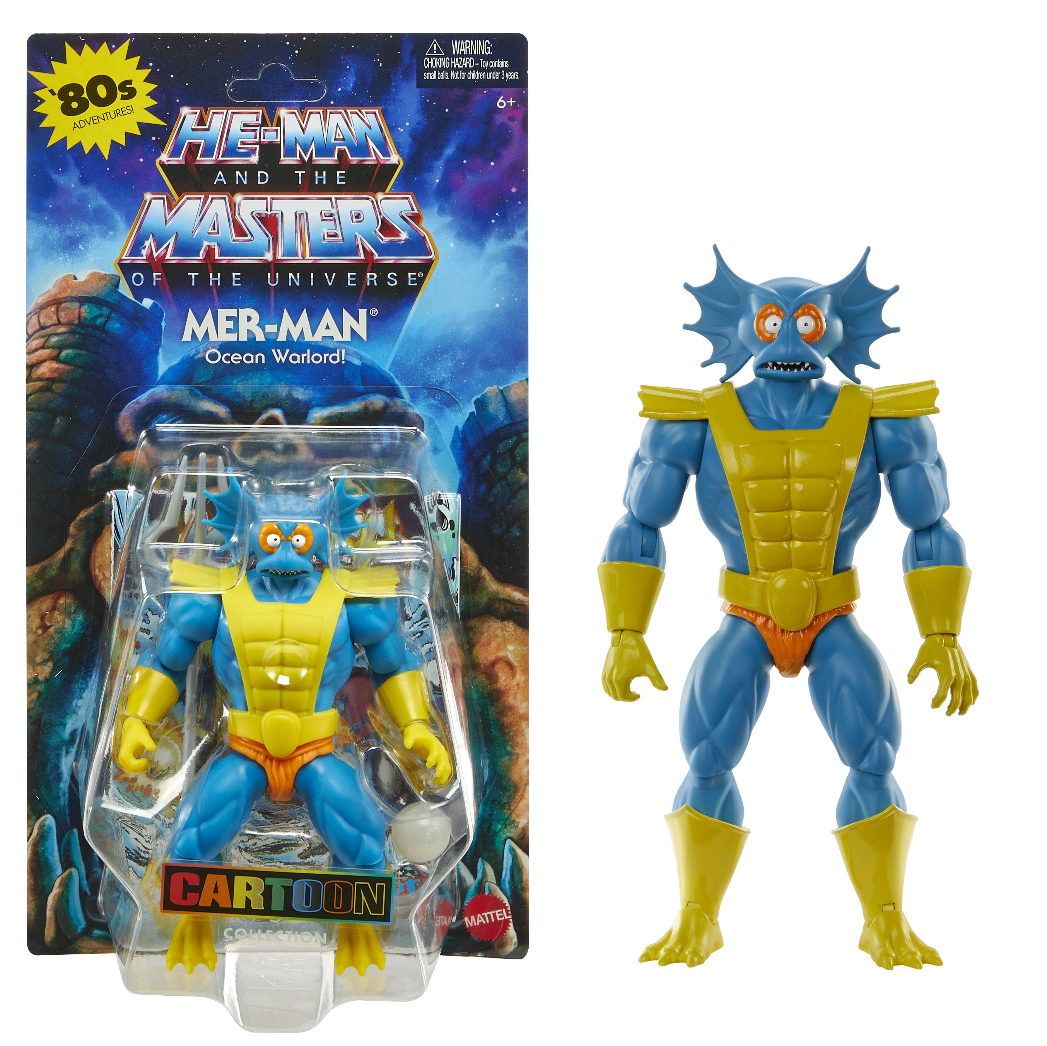 Figura De Juguete Mattel Masters Of The Universe Origins Cartoon Collection Mer-Man Hyd31