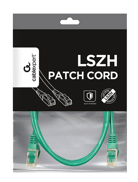 EAN 8716309091312 - Gembird PP6A-LSZHCU-G-1M cable de red Verde Cat6a S/FTP (S-STP) imagen 3