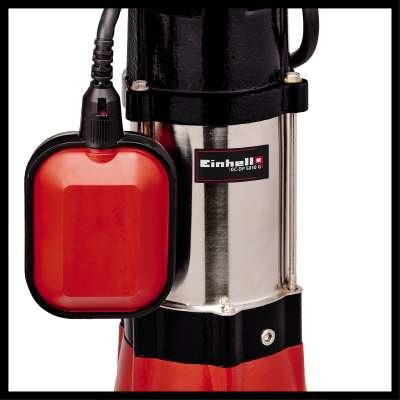 Bomba De Agua Sucia Einhell Gc-Dp 5010 G, Sumergible/Bomba De Presión (Rojo/Acero Inoxidable, 500 Vatios)
