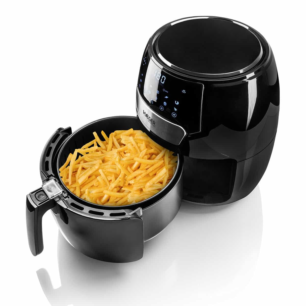 EAN 5608475023279 - Haeger AF-D37.003A freidora Sencillo 4,2 L 1500 W Freidora de aire caliente Negro imagen 3
