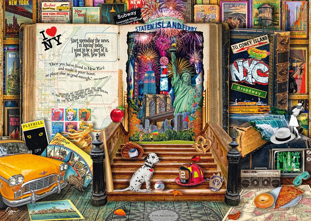 Schmidt Spiele Aimee Stewart: Erinnerungen An New York (1000 Teile) 58598