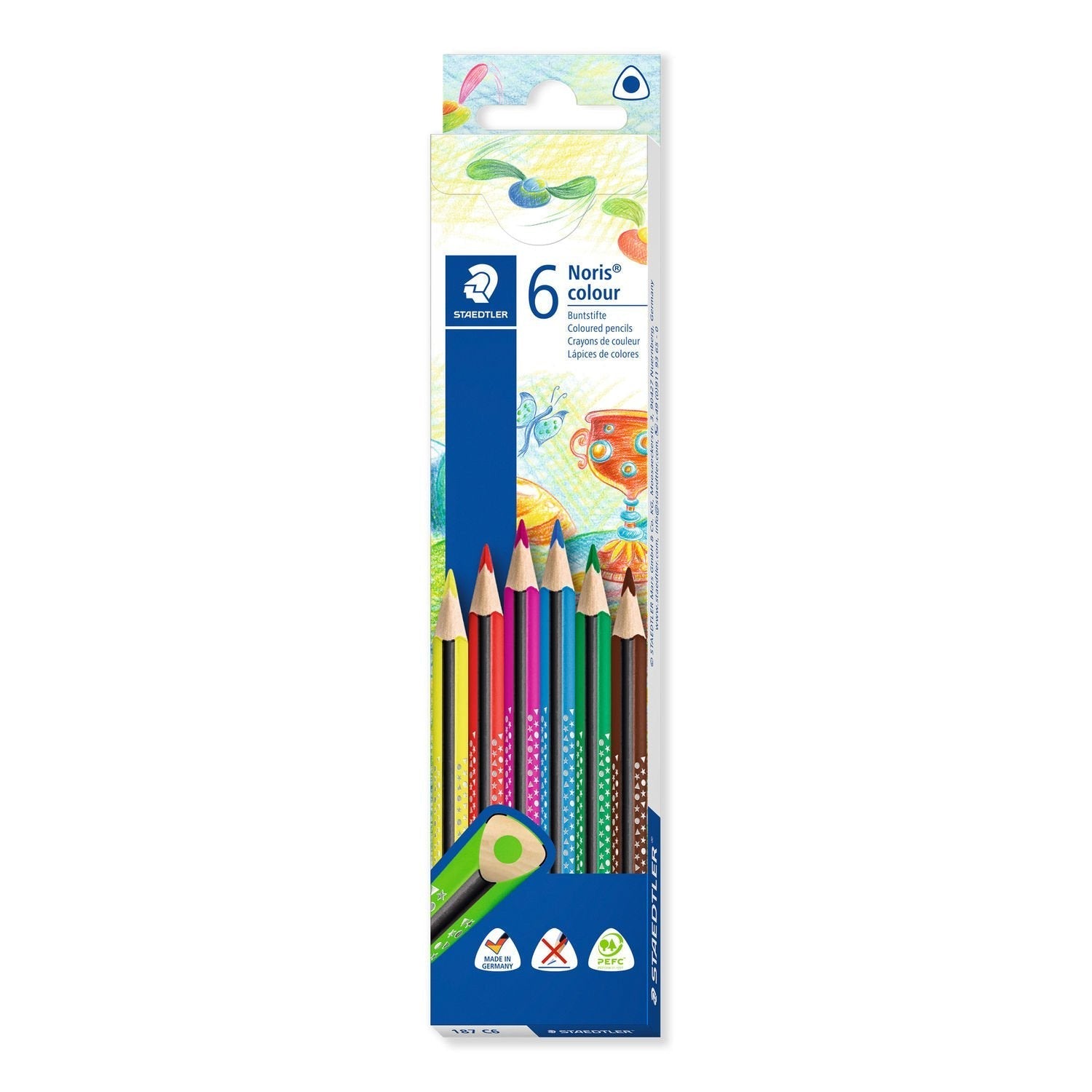 Lápiz De Color Staedtler Noris Color 6 Colores