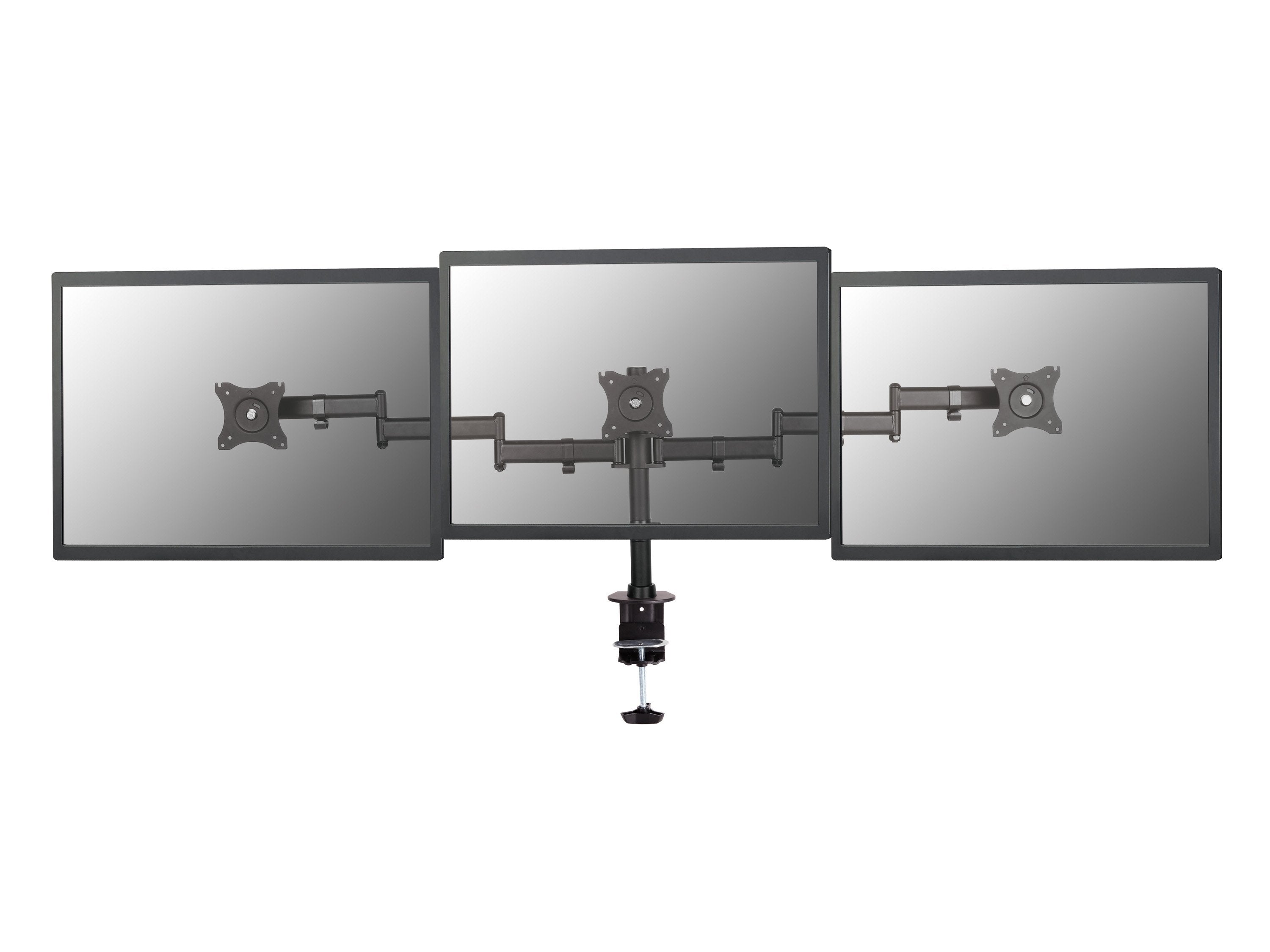Equip Soporte Doble Brazo Articulado De Mesa Para 3 Monitores 13" 27" Vesa 100x100 Max 24kg
