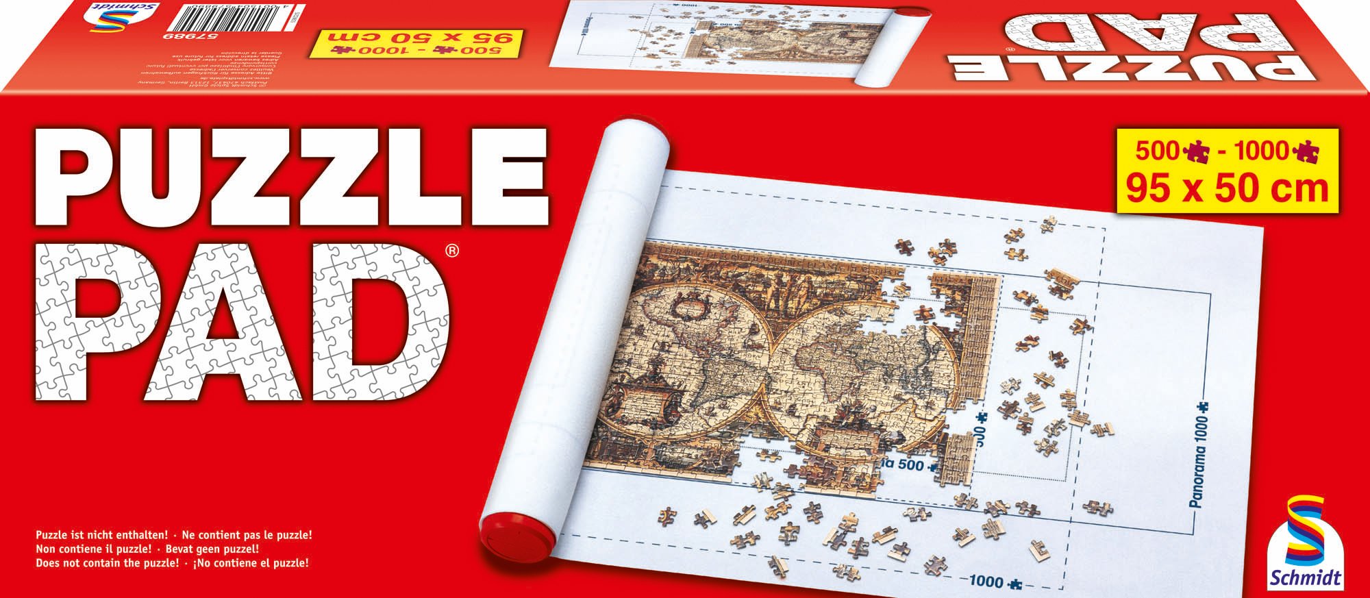 Schmidt Spiele Puzzle Pad Para Puzzles De 500 A 1000 Piezas, Funda Protectora 57989