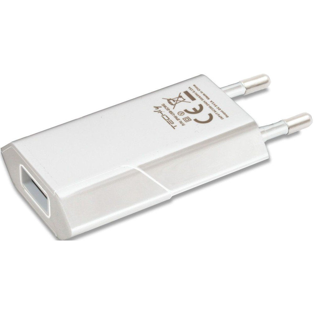 Techly 100747 Cargador Usb Techly Slim 230v -> 5v / 1a Blanco