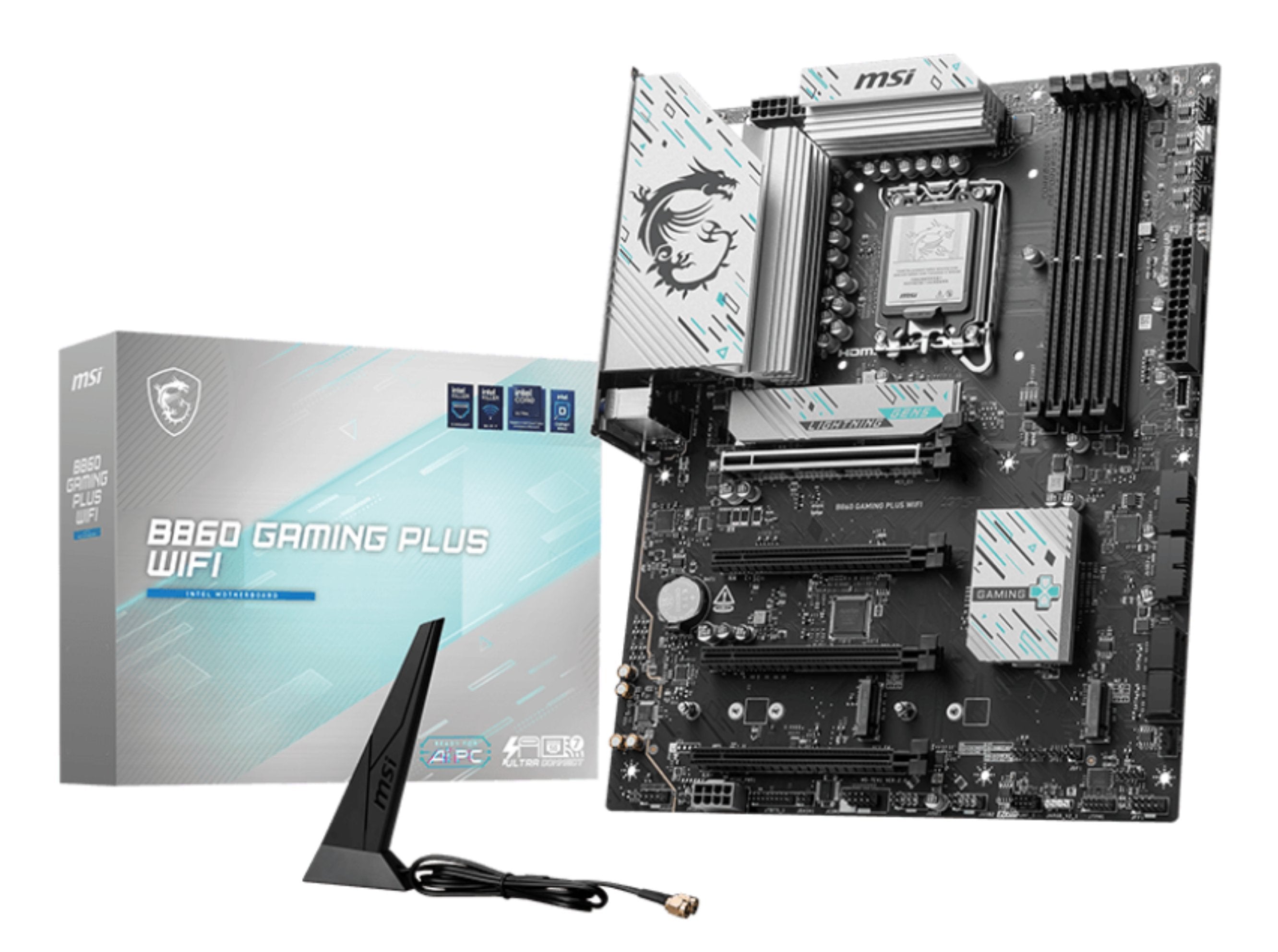 EAN 4711377289764 - MSI B860 GAMING PLUS WIFI placa base Intel B860 LGA 1851 (Socket V1) ATX imagen 1