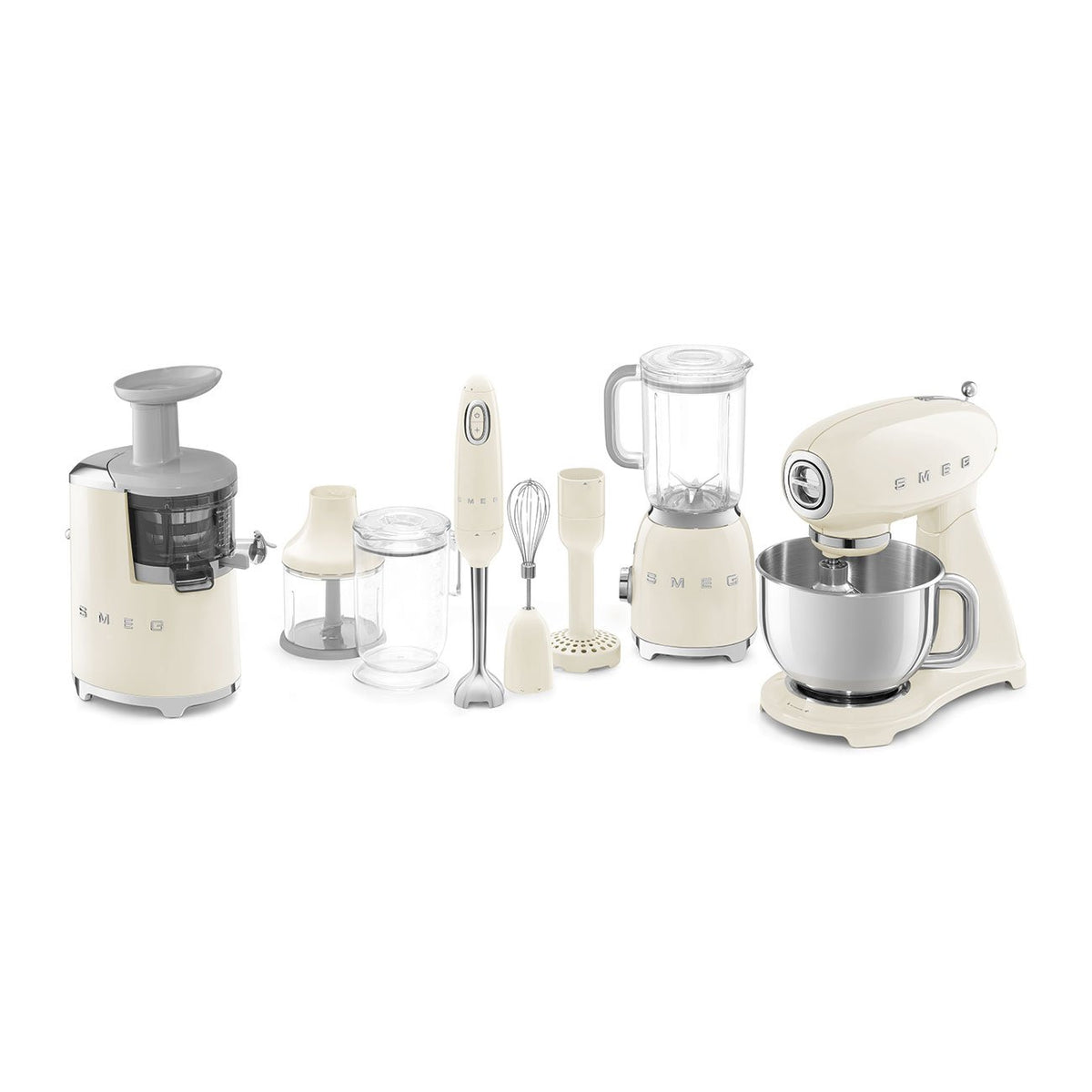 EAN 8017709269159 - Smeg SMF03CREU batidora Batidora de varillas 800 W Crema de color imagen 8