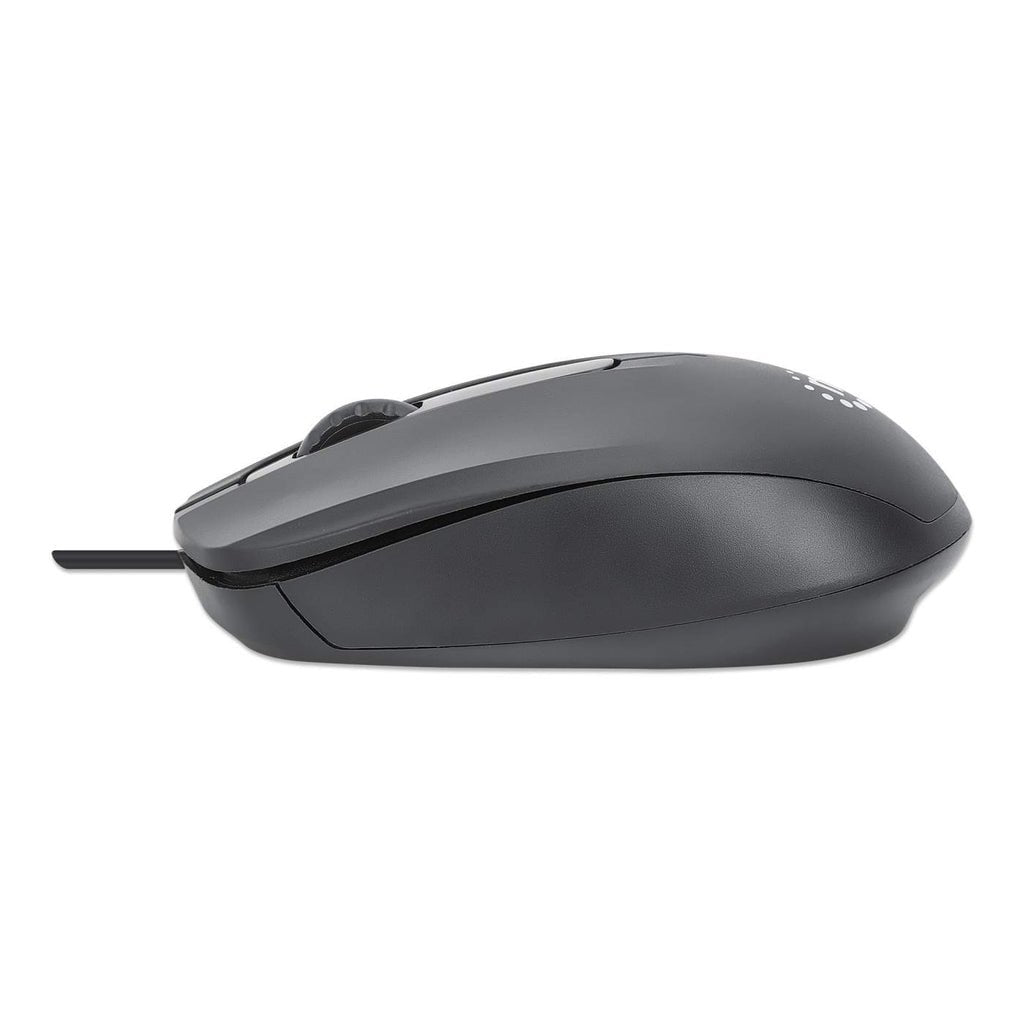 EAN 0766623190190 - Manhattan 190190 ratón Oficina Ambidextro USB tipo A 1000 DPI imagen 4