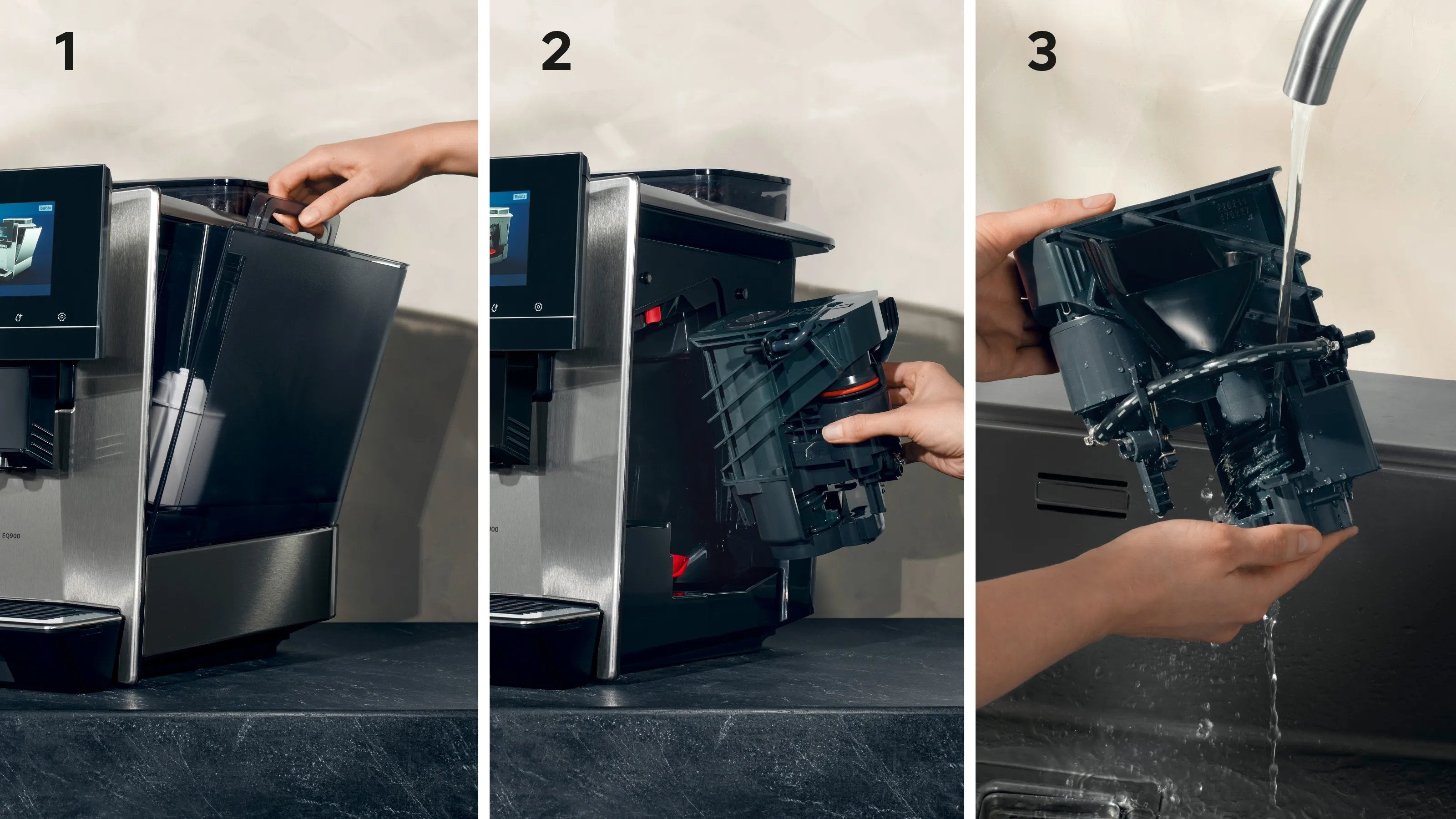 Siemens Tq903dz3, Superautomática Acero Fino Cepillado