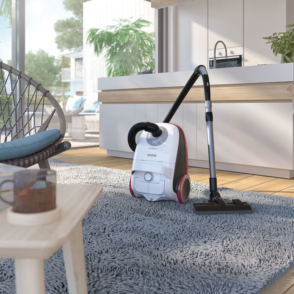 EAN 3838782070457 - Gorenje 678487 aspiradora 3 L Aspiradora cilíndrica Secar 700 W Bolsa para el polvo imagen 4