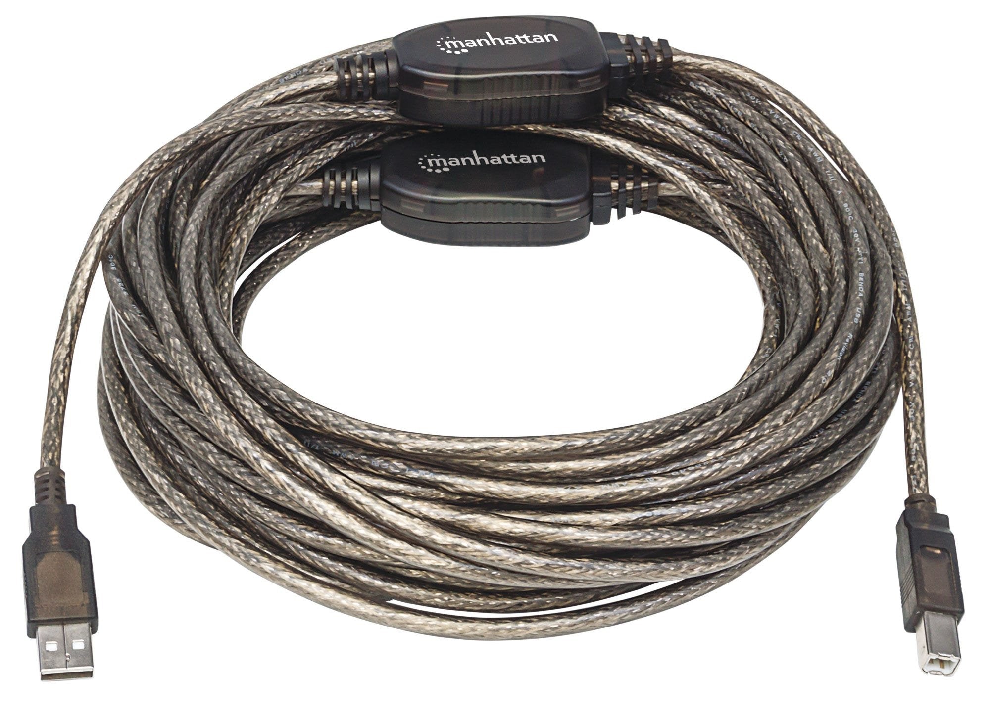 EAN 0766623152389 - Manhattan 152389 cable USB USB 2.0 15 m USB A USB B Negro imagen 5