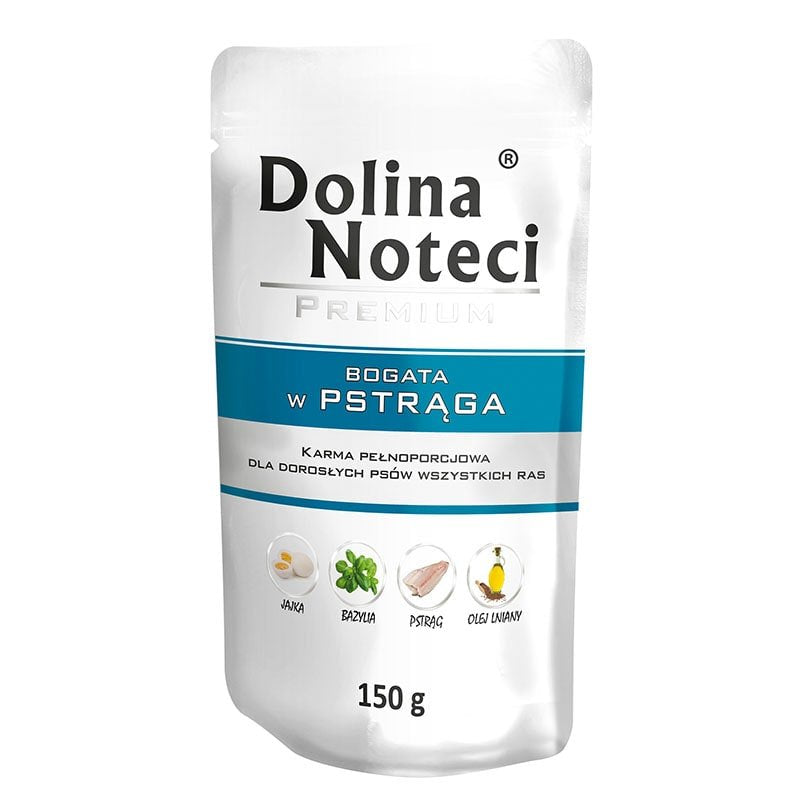 Dolina Noteci 5902921300762 Dogs Moist Food Trout Adult 150 G