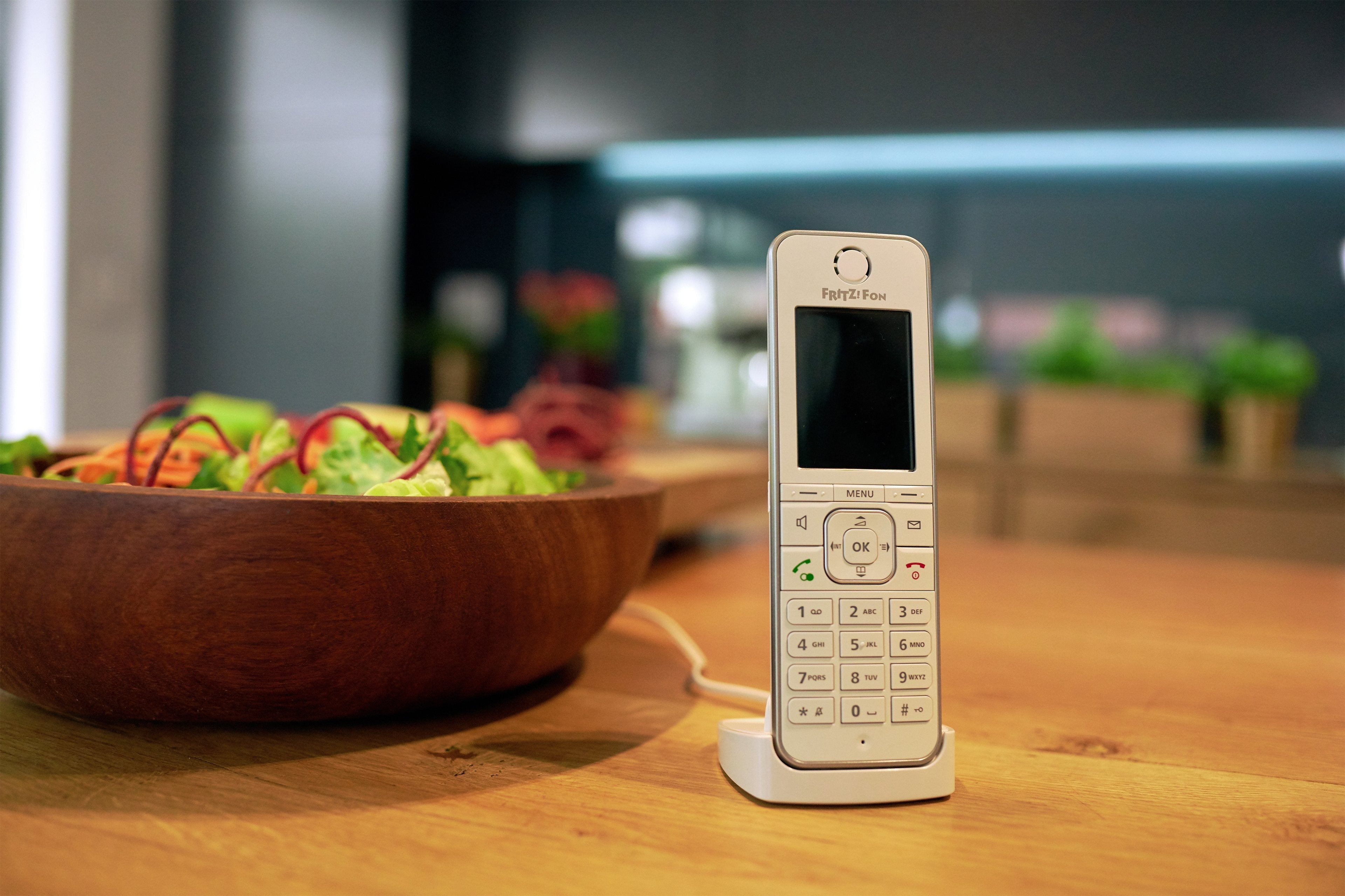 Avm Fritz!Fon C6 Teléfono Dect Blanco Identificador De Llamadas