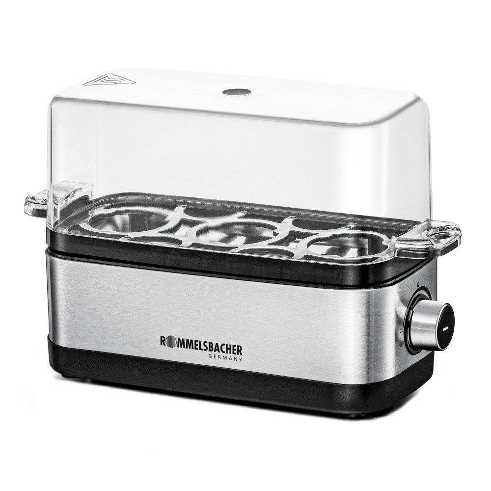 EAN 4001797859204 - Rommelsbacher ER 300 cuecehuevos 3 huevos 300 W Acero inoxidable, Transparente imagen 1