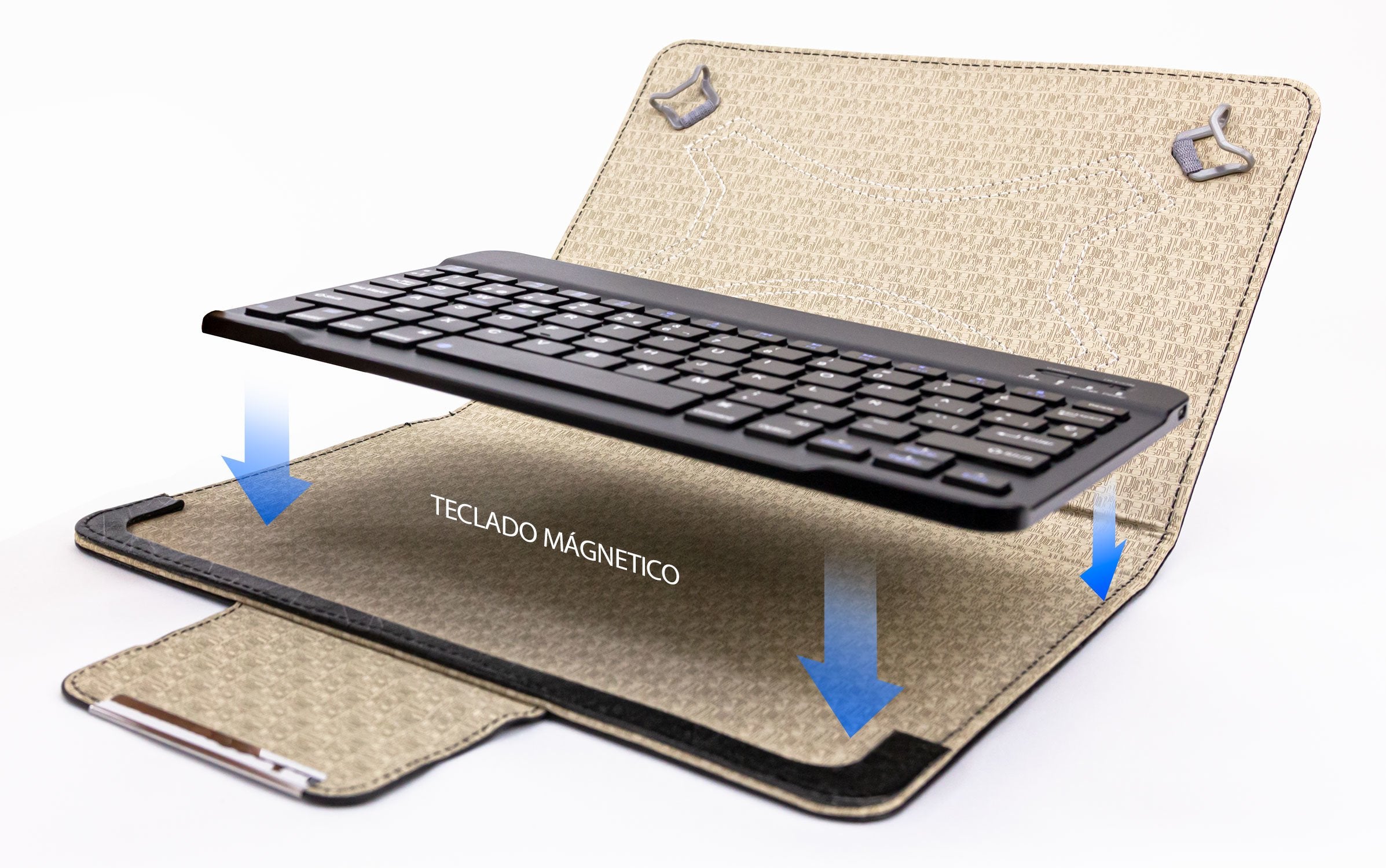 Talius Funda Con Teclado Para Tablet 10" Cv-3007 Bluetooth