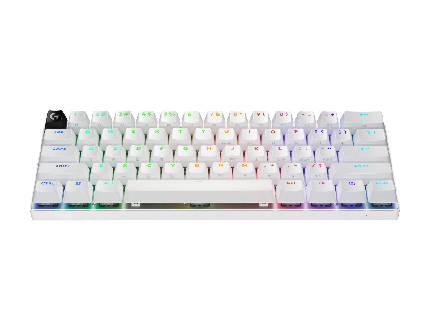 EAN 5099206112599 - Logitech G PRO X 60 teclado Juego RF Wireless + Bluetooth AZERTY Francés Blanco imagen 2
