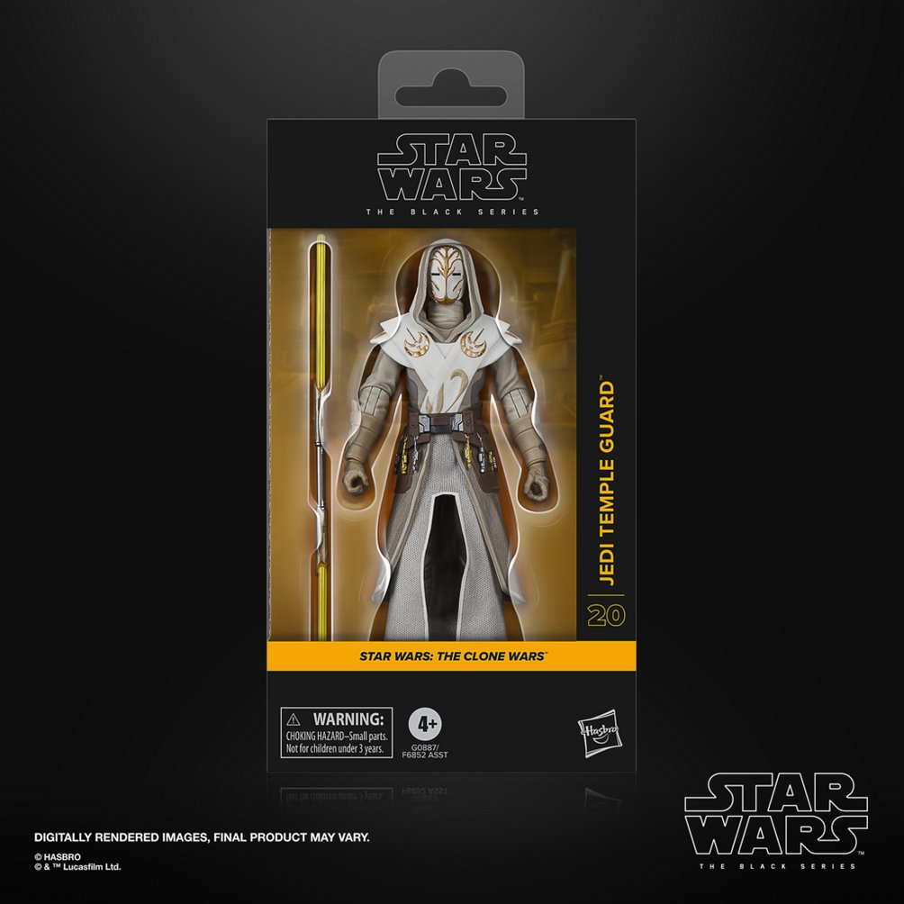 Figura Jedi Temple Guard Las Guerras Clon Star Wars 15cm