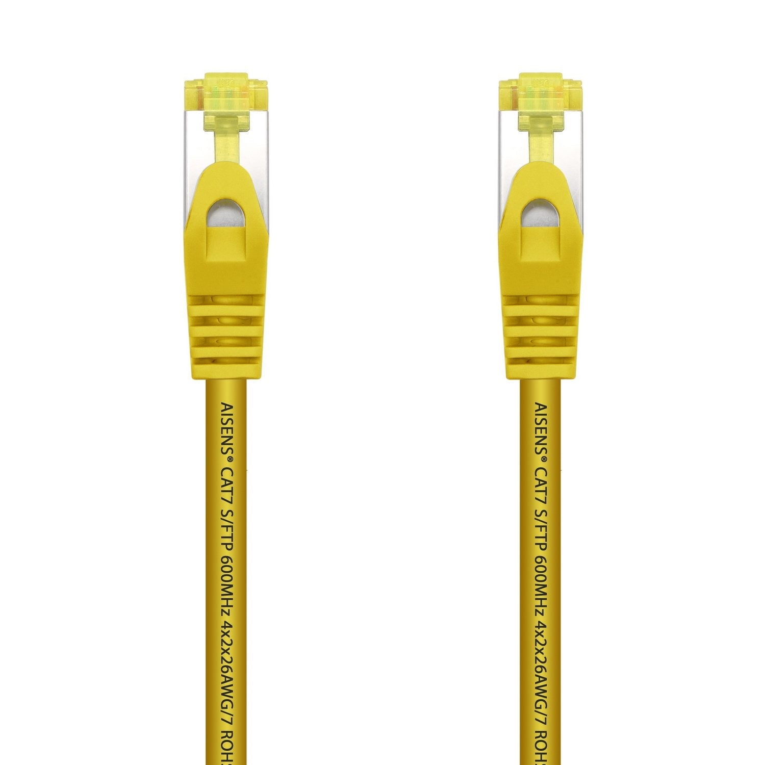 Aisens Cable De Red Rj45 Lszh Cat.7 600 Mhz S/Ftp Pimf Awg26 - 1m - Amarillo