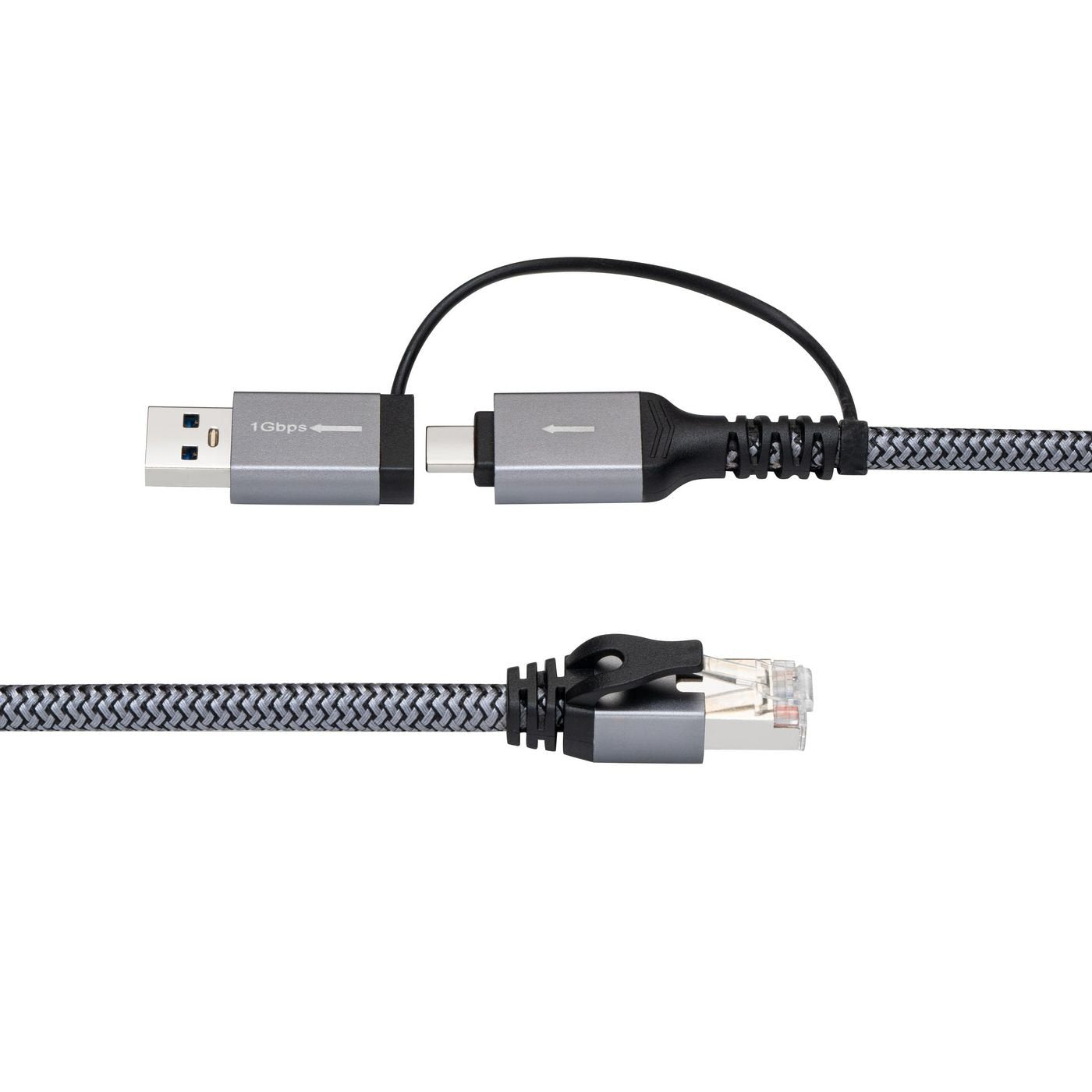 EAN 5715063466865 - Microconnect MC-RJ45USBC-03 cambiador de género para cable USB-A / USB-C RJ45 Negro imagen 2