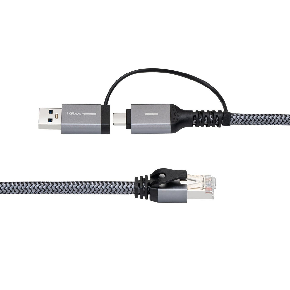 EAN 5715063466841 - Microconnect MC-RJ45USBC-01 cambiador de género para cable USB A RJ45 Negro imagen 2