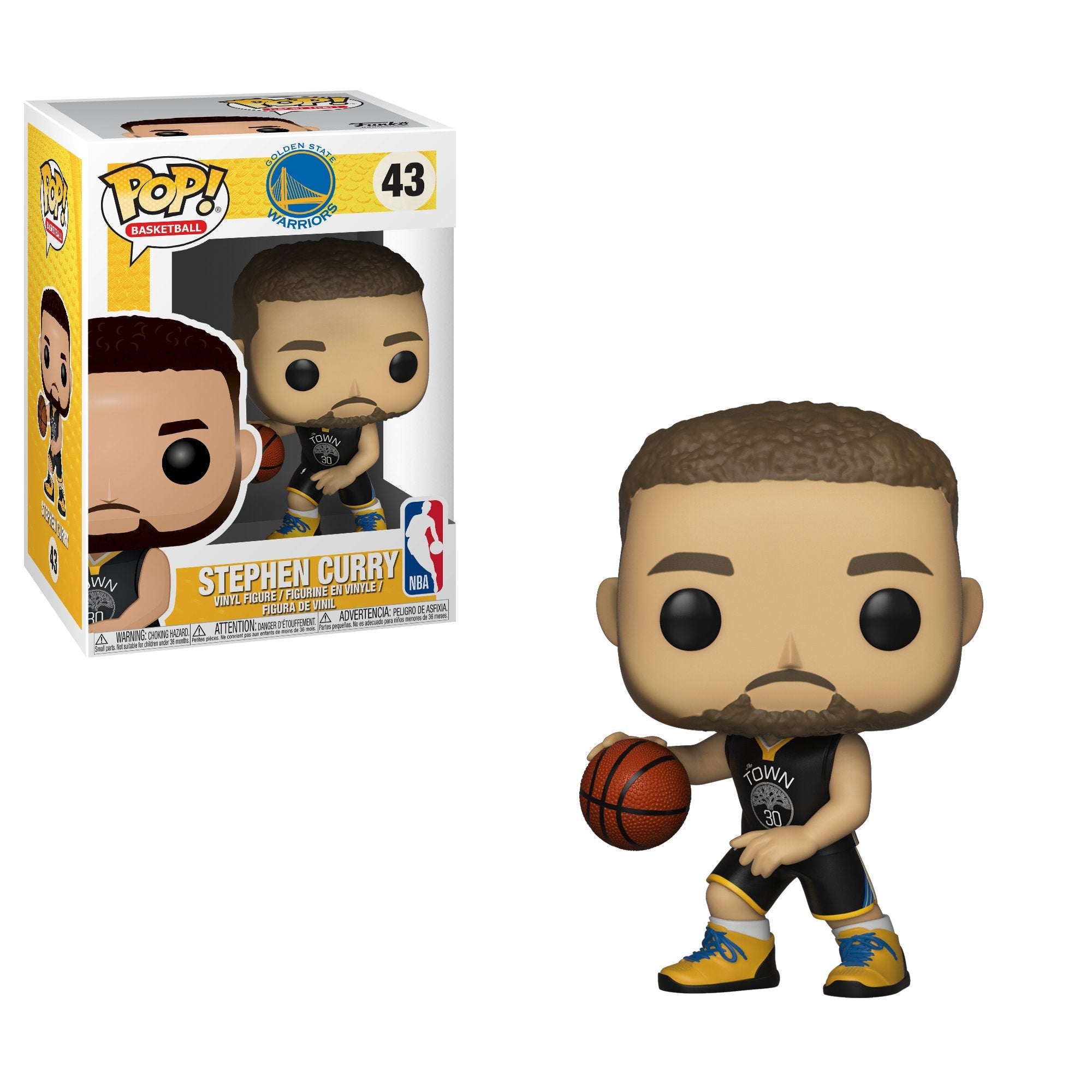 Figura Pop Nba Warriors Stephen Curry