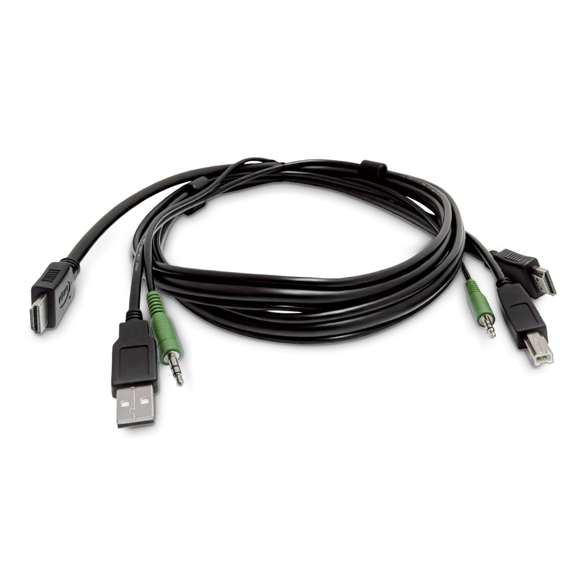 Startech.Com 1,8m Hdmi Kvm Cable Usb 2.0 3,5mm Audio Universell Kompatibles Kombikabel Fur Kvm Switch Taa