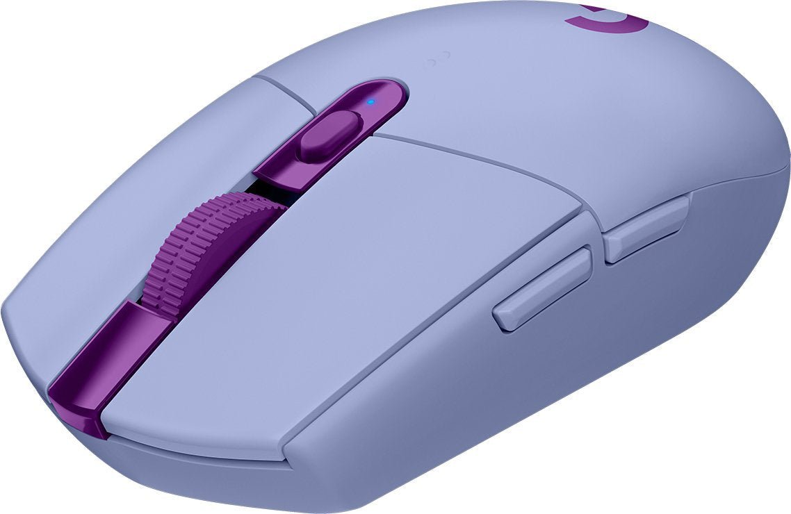 Logitech G305 Lightspeed Raton Inalambrico Usb 12000dpi - 5 Botones Programables - Uso Diestro - Color Violeta