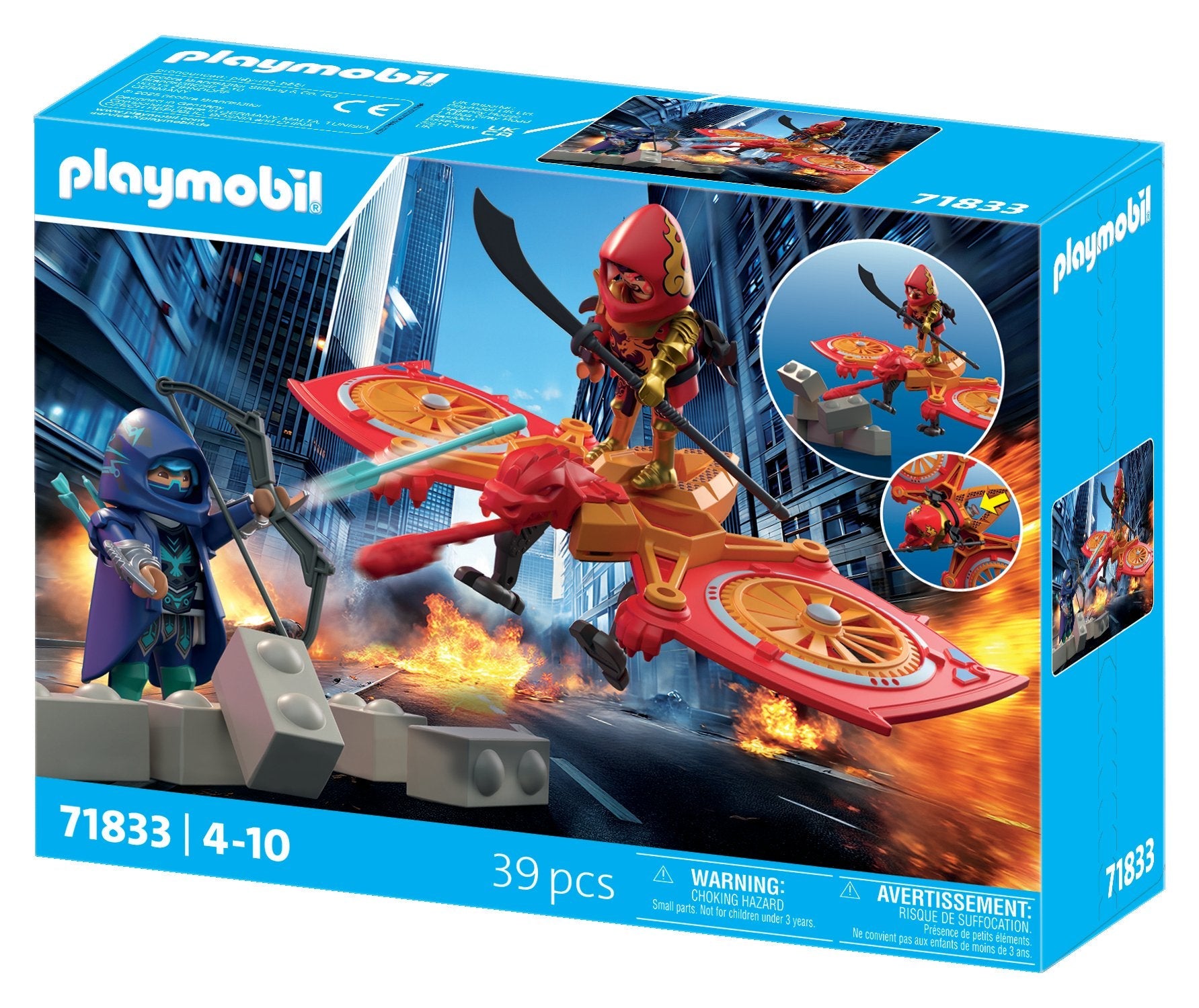 Playmobil 71833 Heroes: Helden-Drohne Gegen Bösen Ninja 71833