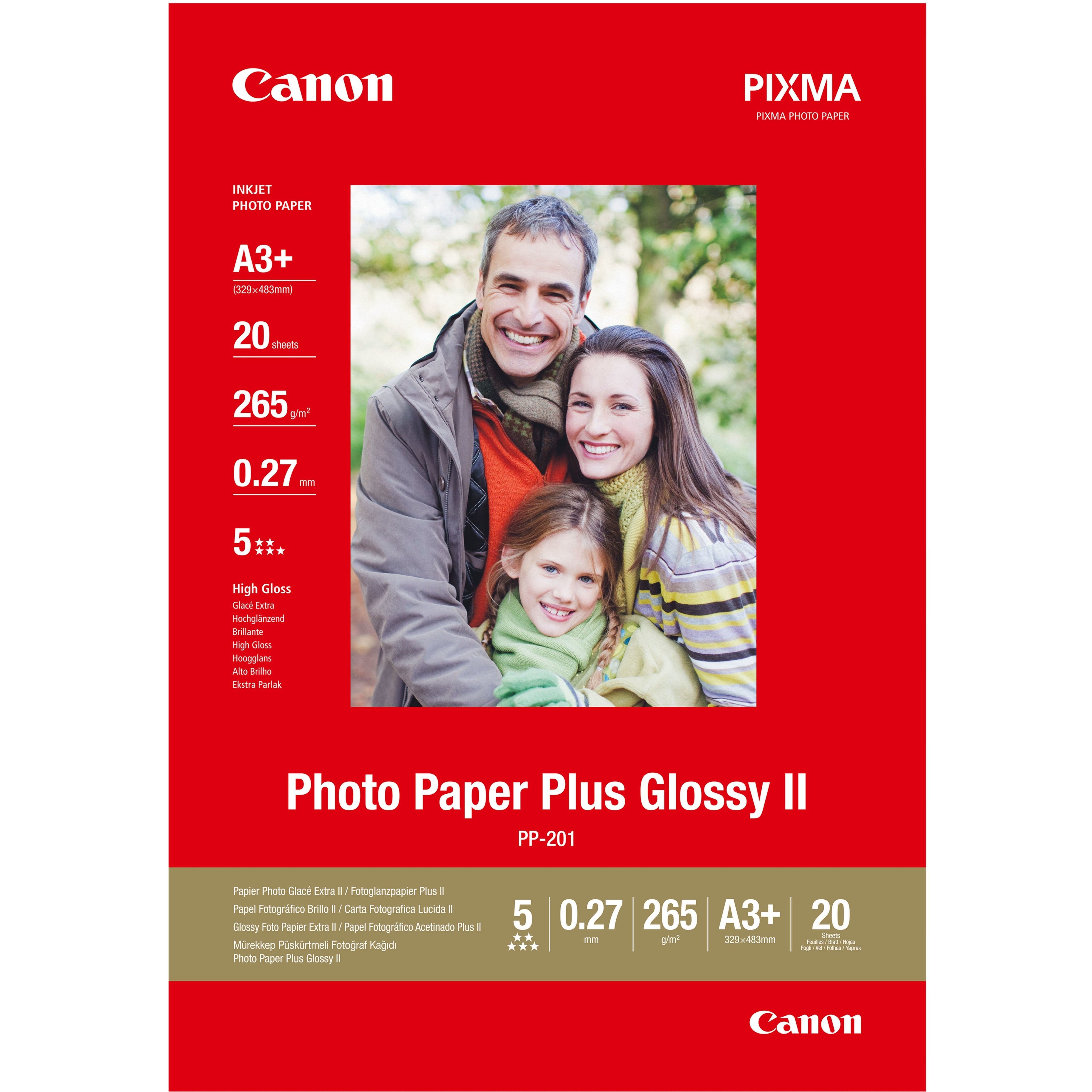 EAN 4960999537290 - Canon 2311B021 papel fotográfico imagen 1