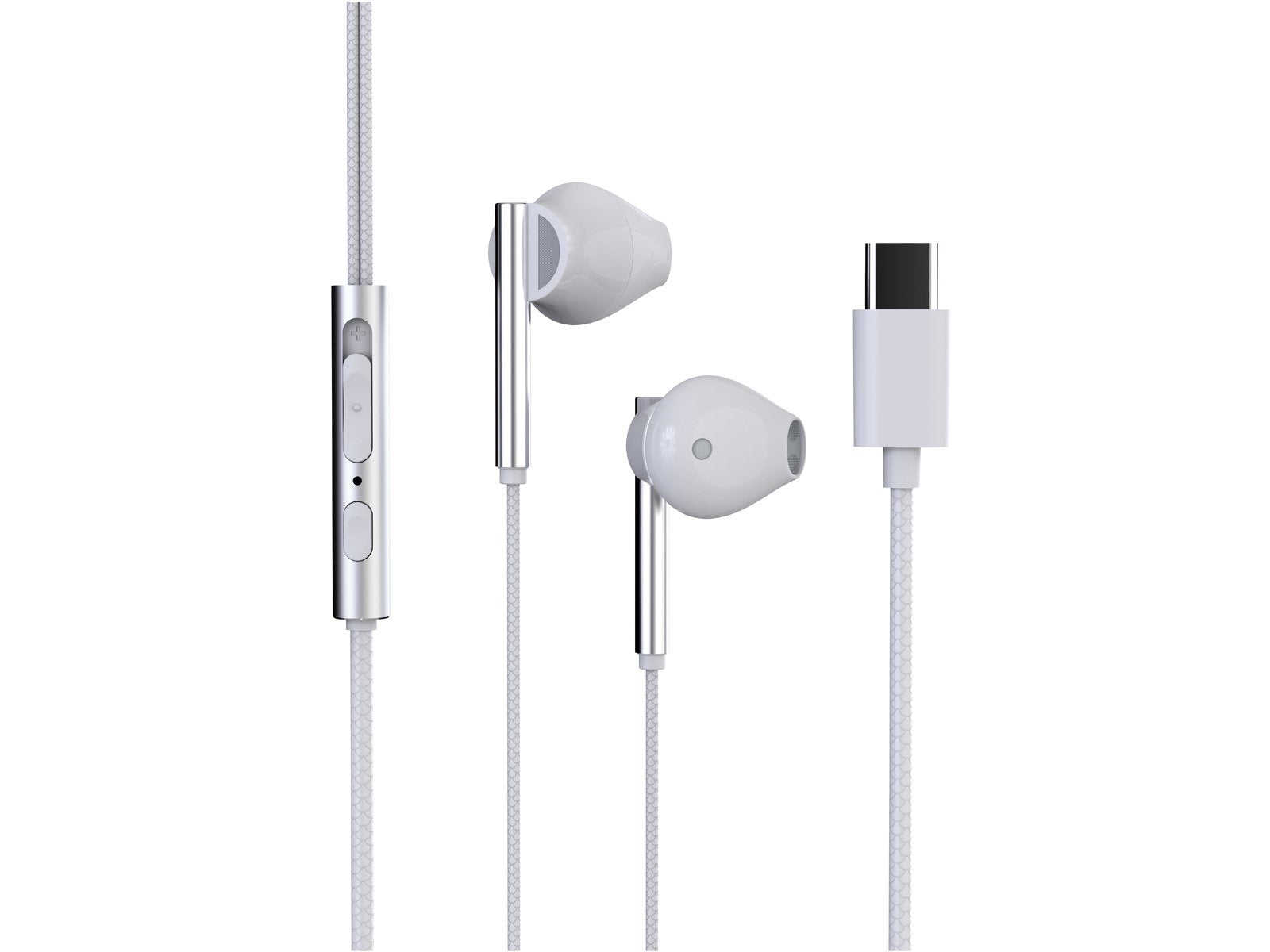 Auricular Digital Mini Tipo C Con Micrófono 1,2 M Cabletrevi Hmp 700 C