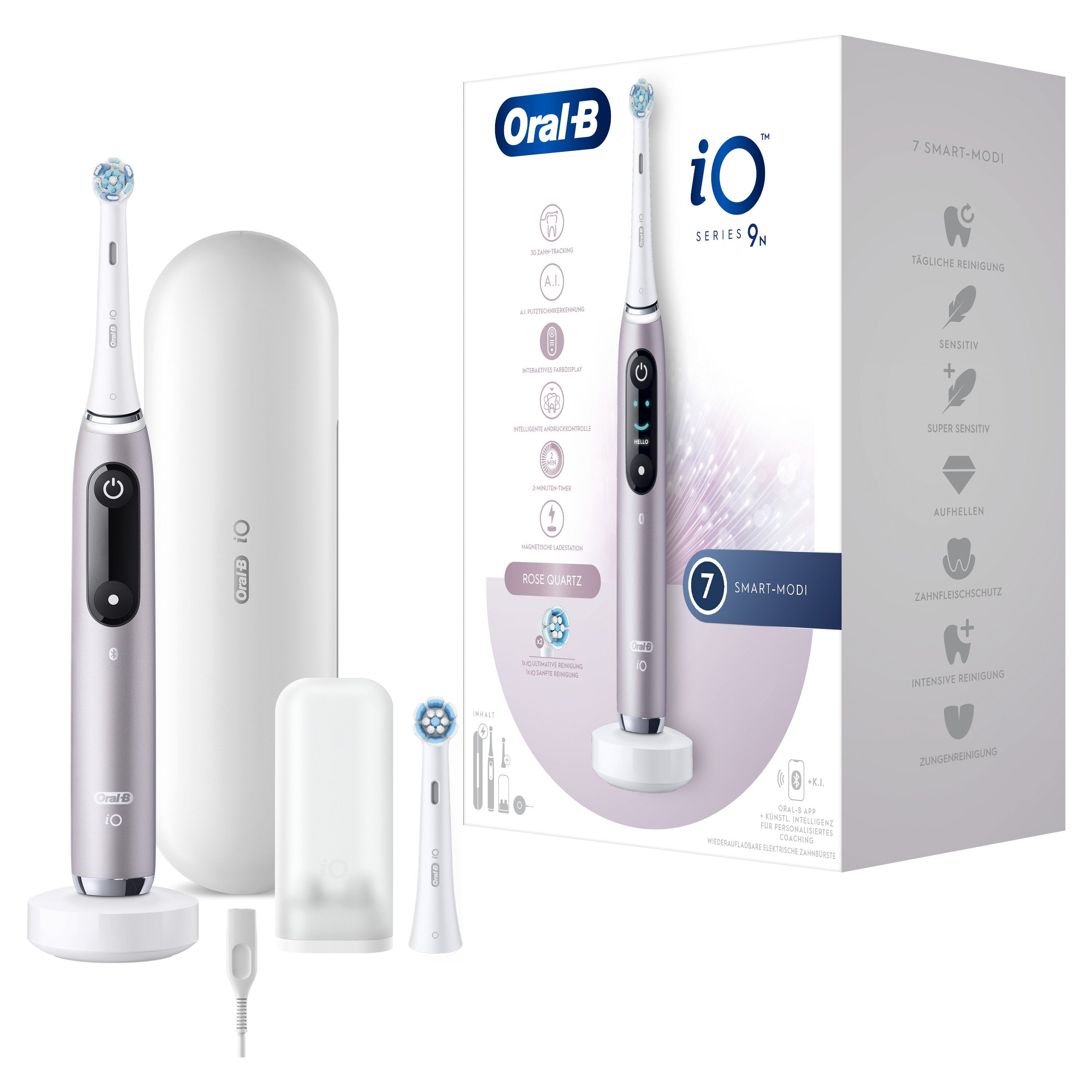 EAN 4210201408390 - Oral-B iO Series 9n Adulto Cepillo dental oscilante Rosa imagen 2