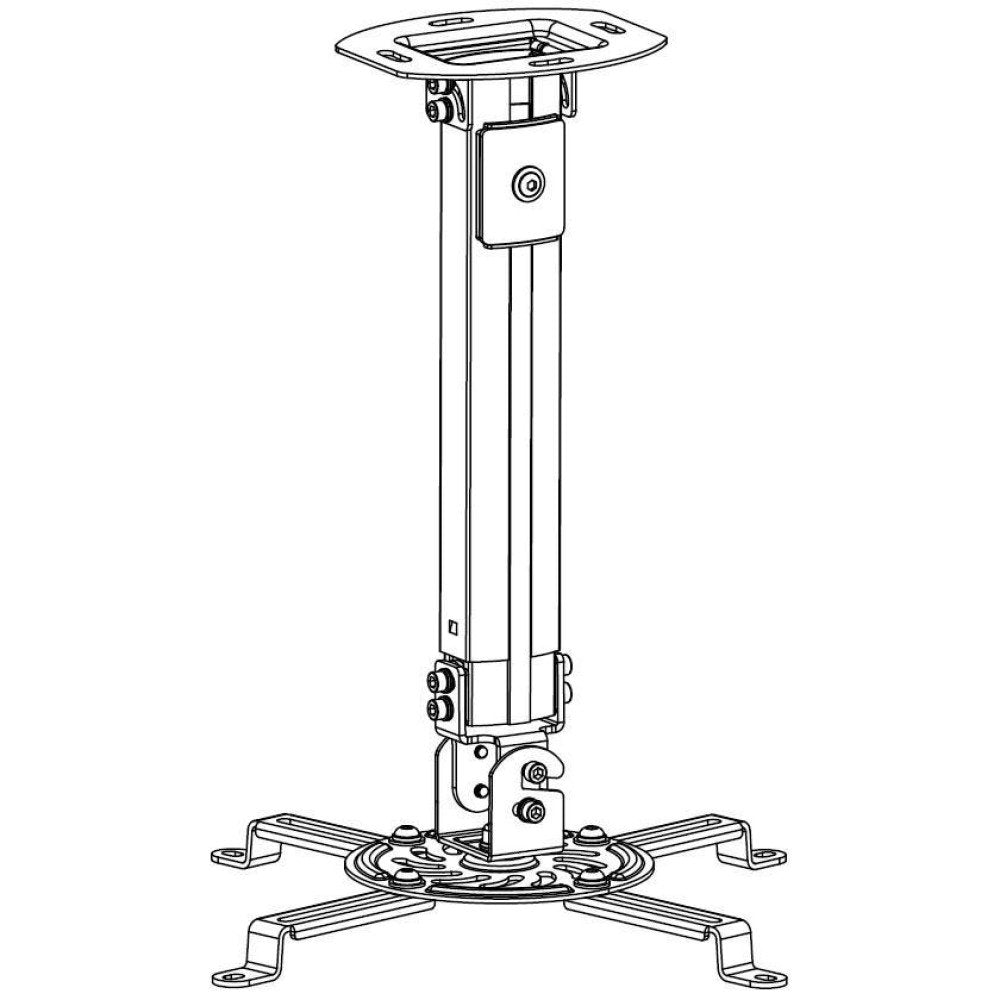 EAN 8057685309661 - Techly ICA-PM 18M montaje para projector Techo Plata imagen 4