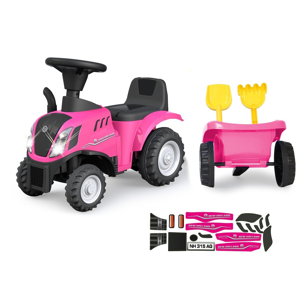 Correpasillos Jamara New Holland T7 Con Forma De Tractor