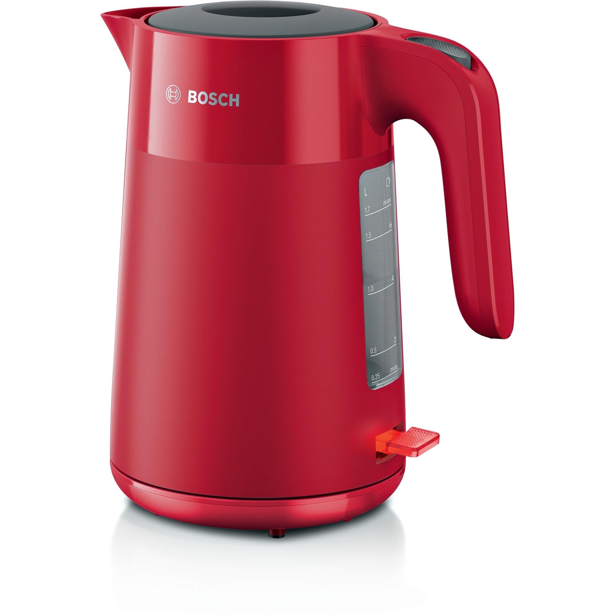 EAN 4242005397877 - Bosch TWK2M164 tetera eléctrica 1,7 L 2400 W Negro, Gris, Rojo imagen 1