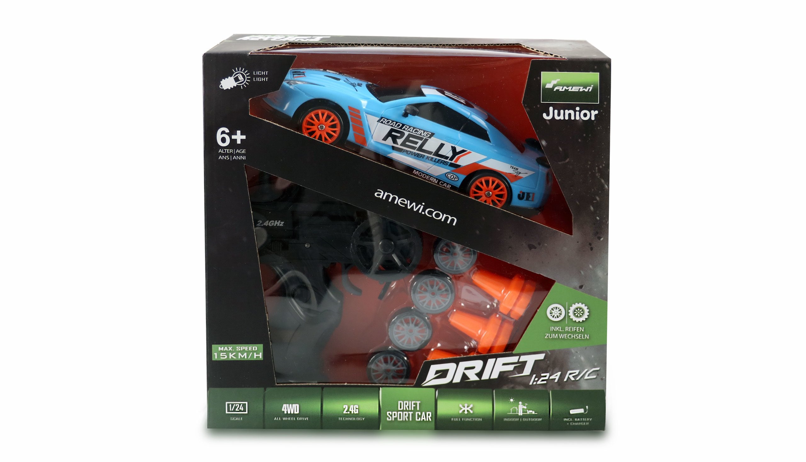 EAN 4260631428611 - Amewi Drift modelo controlado por radio Coche deportivo Motor eléctrico 1:24 imagen 7
