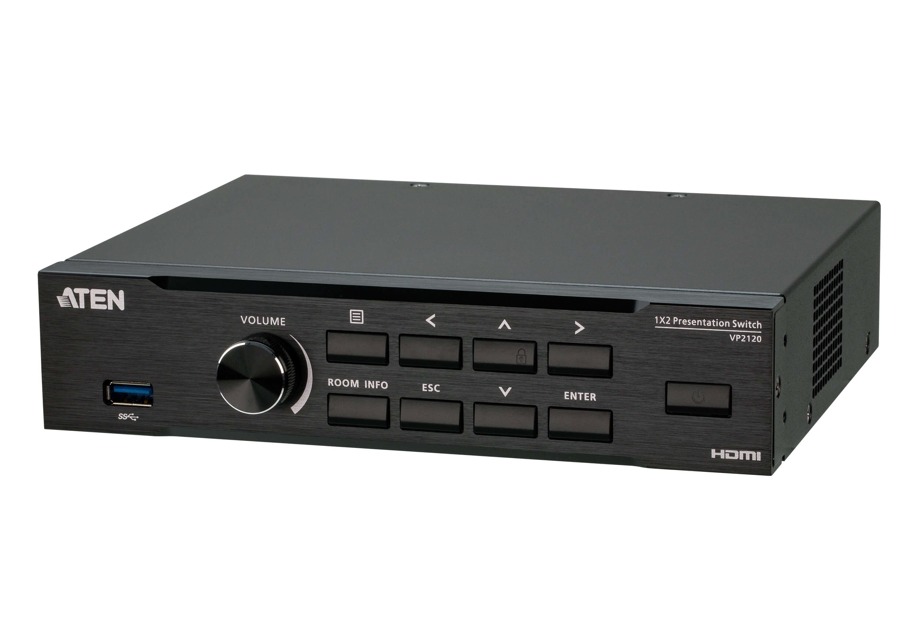 Aten Switch De Presentación Quadview Con Multistreaming