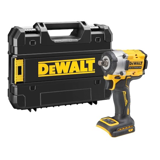 Llave De Impacto Inalámbrica Dewalt Dcf921nt, 18 Voltios, 1/2" Amarillo/Negro, Sin Batería Ni Cargador, En Caja Tstak Dcf921nt-Xj